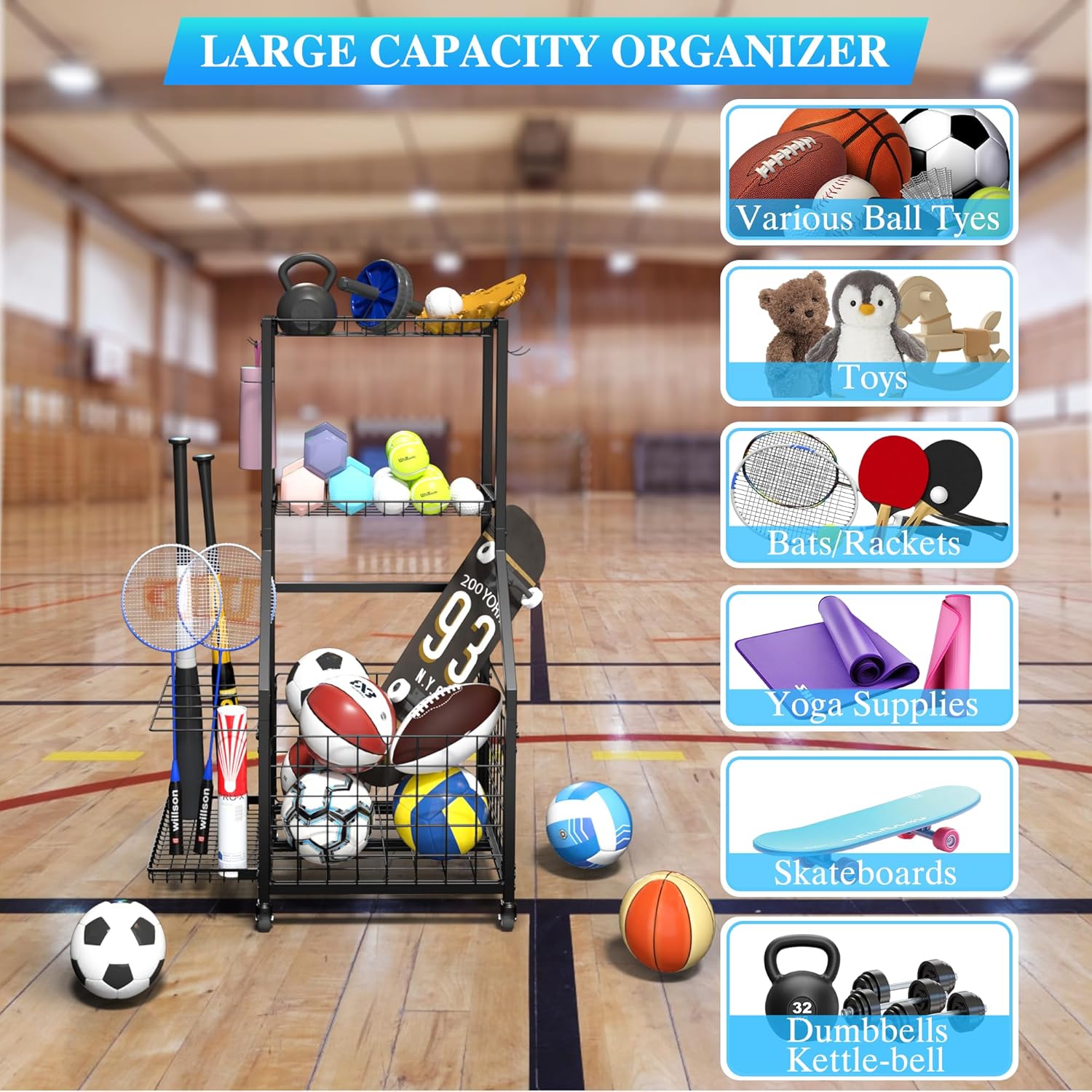Redliro B0DPMVXTP4 Basketball-System - View #4