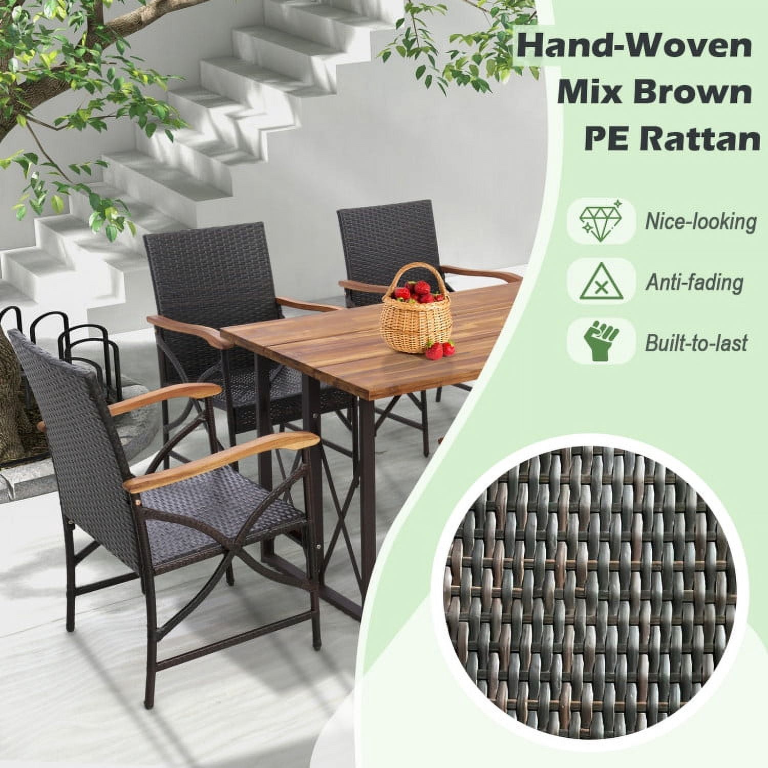 Choco Moon 6267850522722 Patio-Dining-Sets - View #2