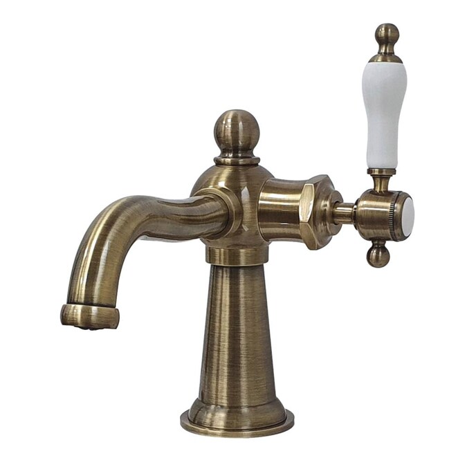 Kingston Brass Nautical Antique 1, Antique Brass Bathroom Sink Faucets