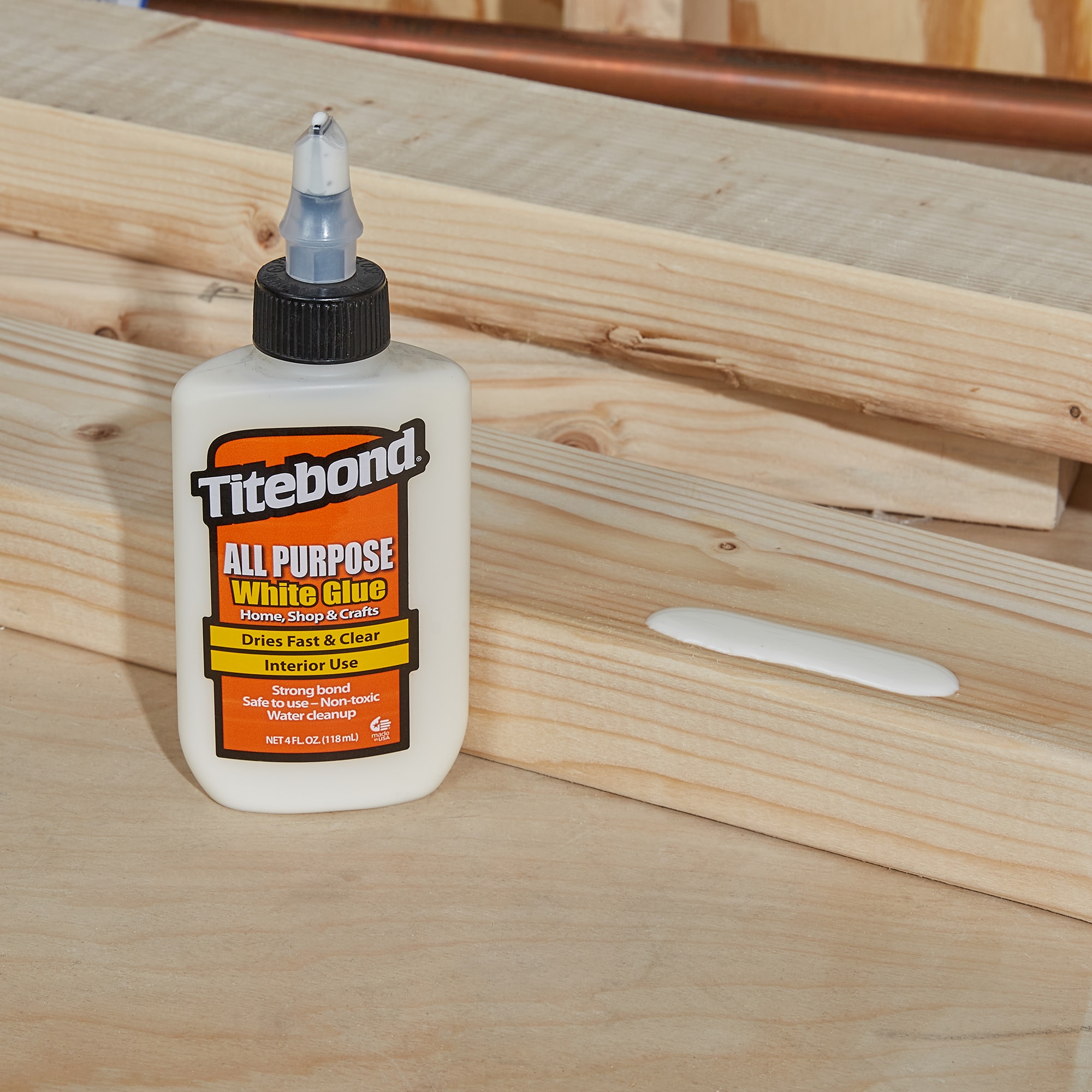 Titebond All Purpose White Glue Clear, Interior Wood Adhesive (Actual Net  Contents: 16-fl oz) in the Wood Adhesive department at