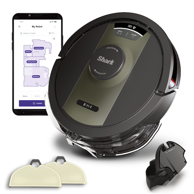 Shark IQ 2-in-1 Robot with Sonic Mopping Auto Charging Pet Robotic Vacuum  and Mop in the Robotic Vacuums department at