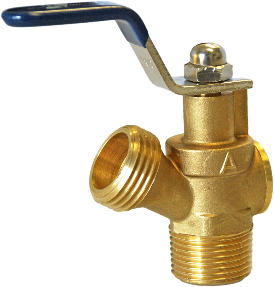 1/2" MIP Threaded Boiler/Water Heater Drain Valve Multi-Turn LEAD-FREE Brass 