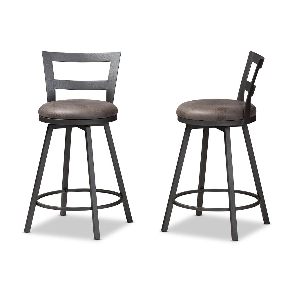 Baxton Studio 149-2PC-8964-LW stools - View #2