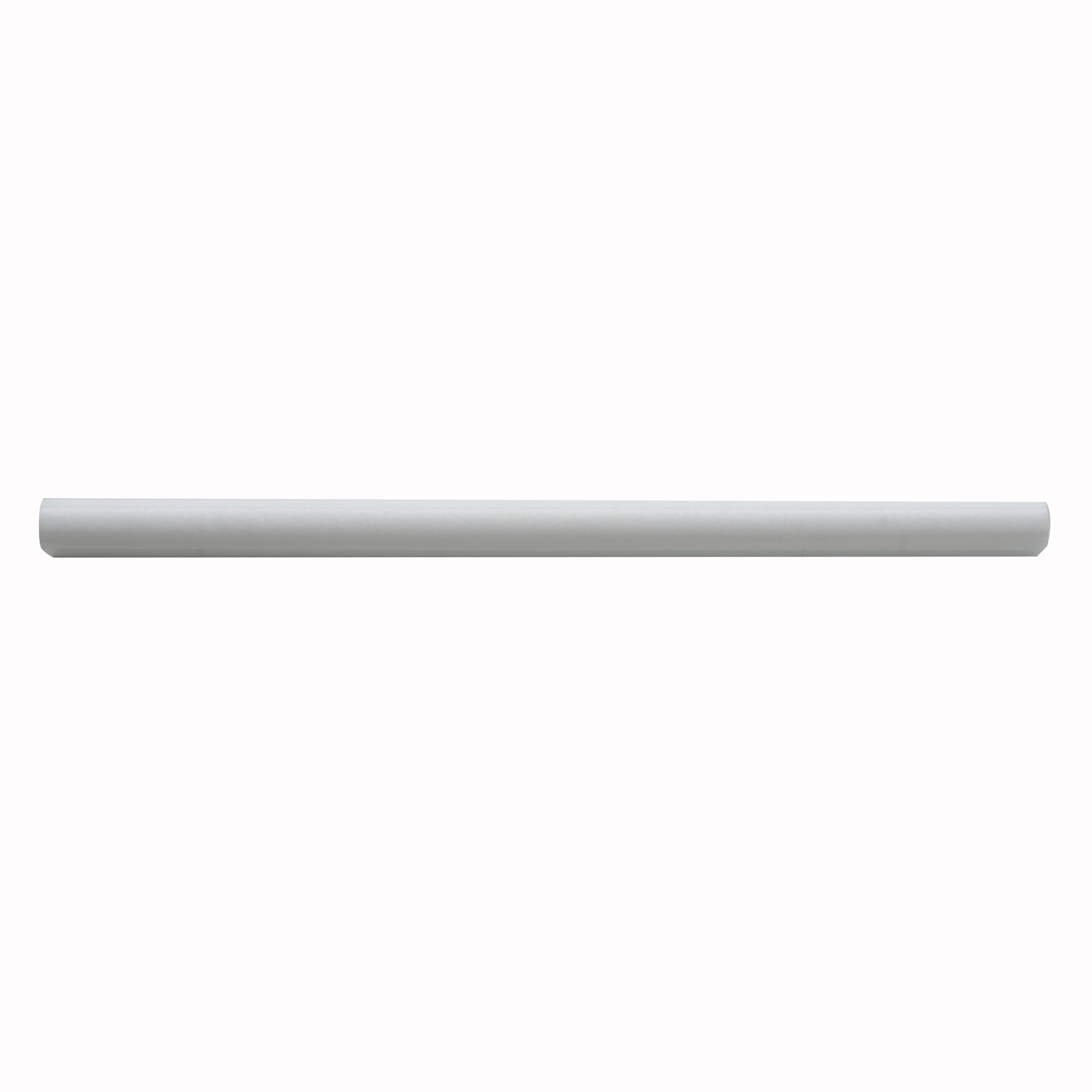 Apollo Tile 10-Pack White 1/2-in x 12-in Marble Pencil Tile (0.5-sq. ft/ Carton)