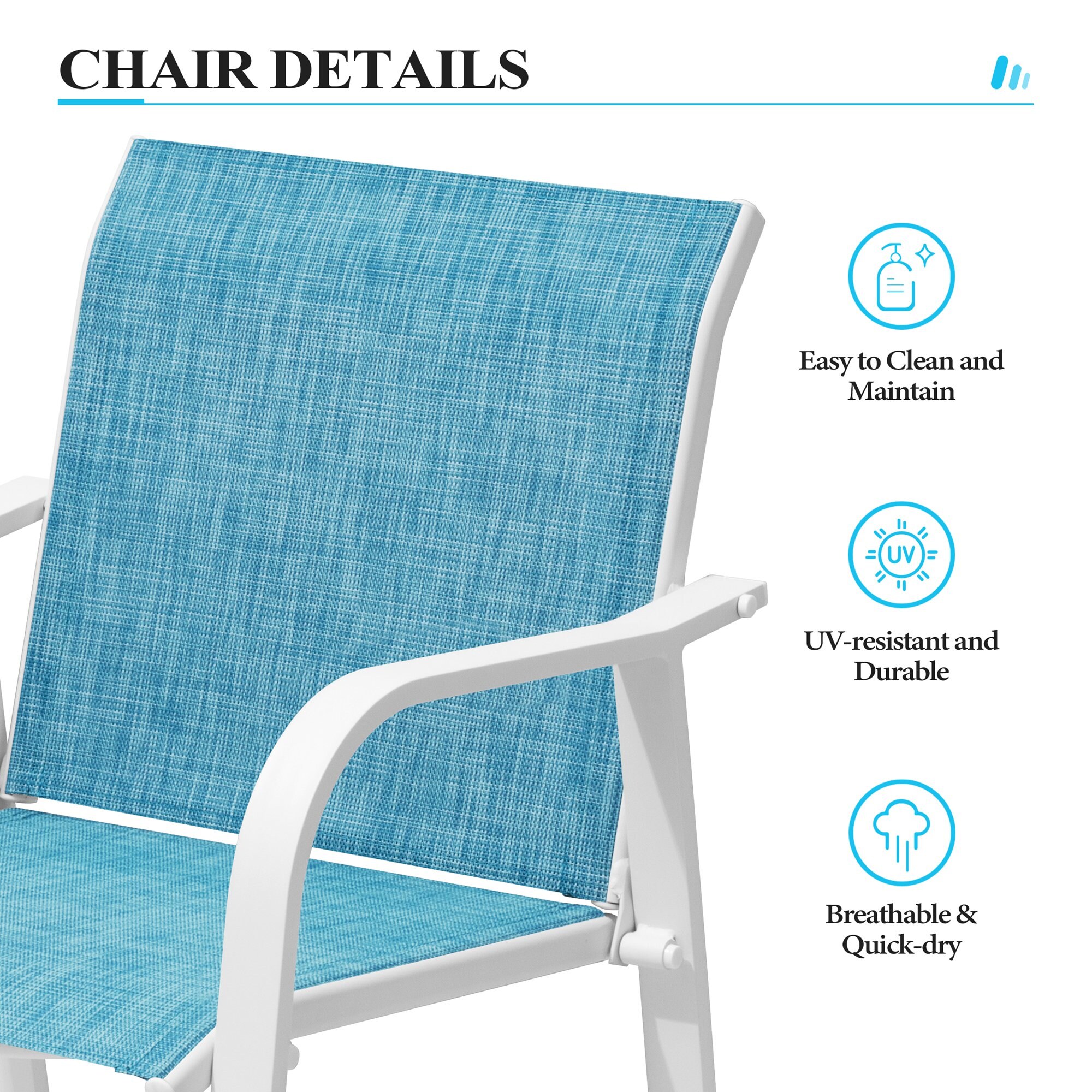 Crestlive Products CL-ST001WGB Patio-Chairs - View #9