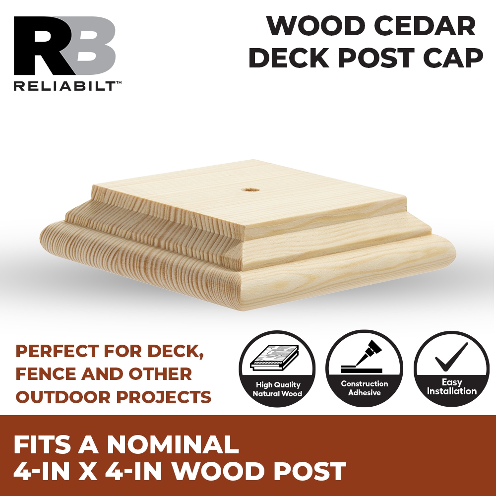 RELIABILT QWP005-CWD-T20 Deck-Post-Caps - View #2