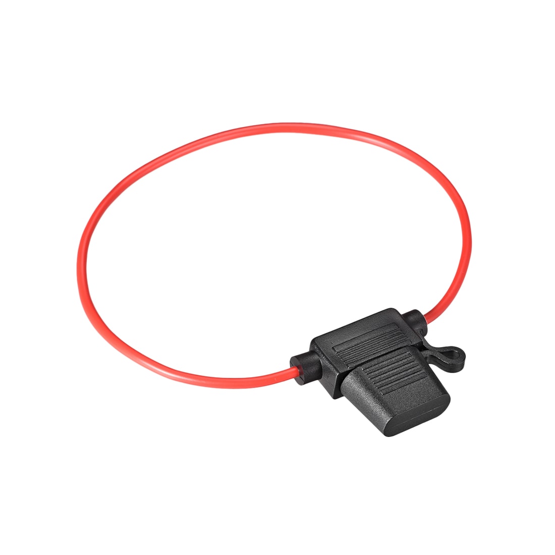 Unique Bargains Fuse Holder In-line 16AWG Waterproof Fuse Holder Black for ATC/ATO Fuse #S26051200UX2704