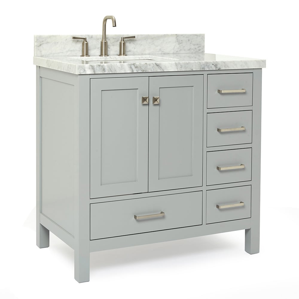 ARIEL A037SLCWRVOGRY Bath-Vanity-Combo - View #3