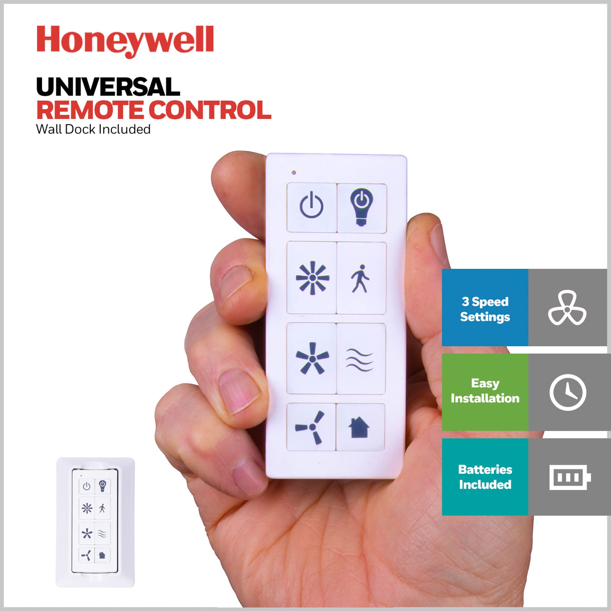 Honeywell Ceiling Fans 50603 Eamon Modern Ceiling Fan outlets With Remote Control, 52”