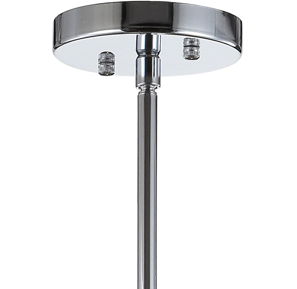 Bettina 13.37" Chrome Polished Clear Glass LED Pendant