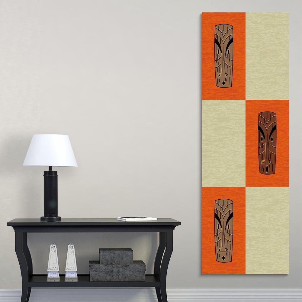 GreatBigCanvas Witco Tikis 1 by Donna Mibus Ca 60-in H x 20-in W