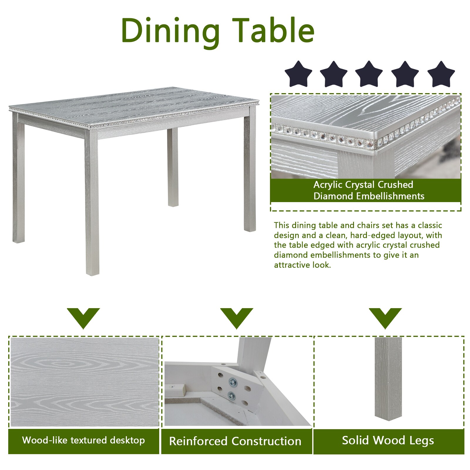 Siavonce XHS00048 Dining-Sets - View #8