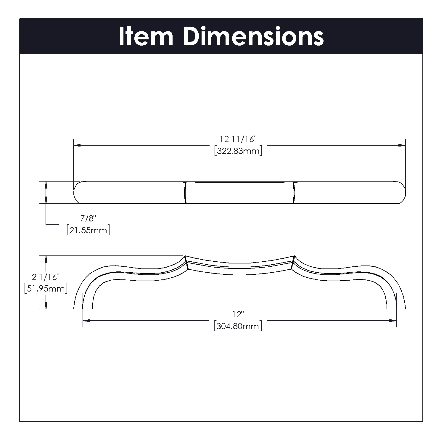 Belwith Keeler B077111-MB Cabinet-Pulls - View #4