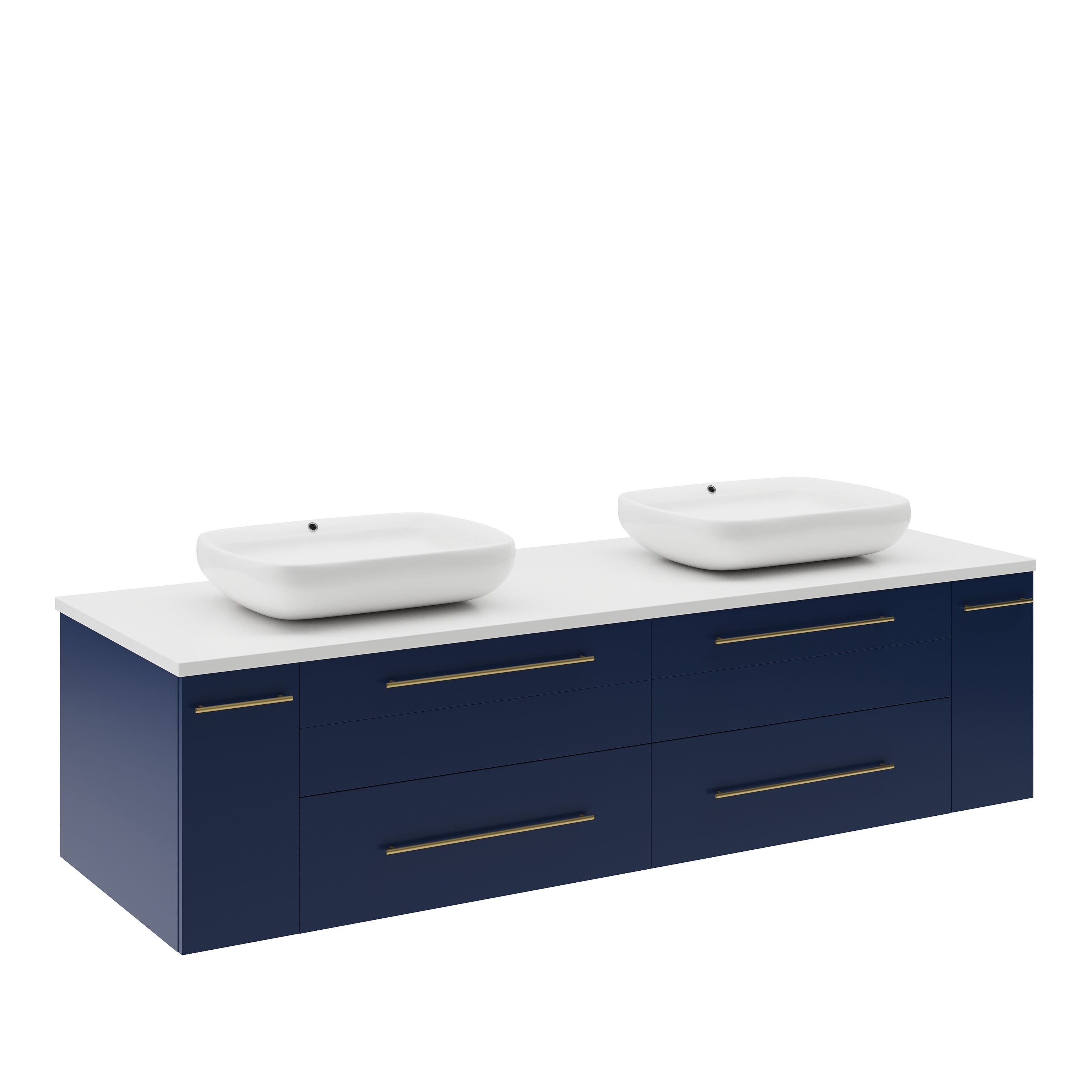 Fresca FCB6160RBL-VSL-DCWHV Bath-Vanity-Combo - View #2