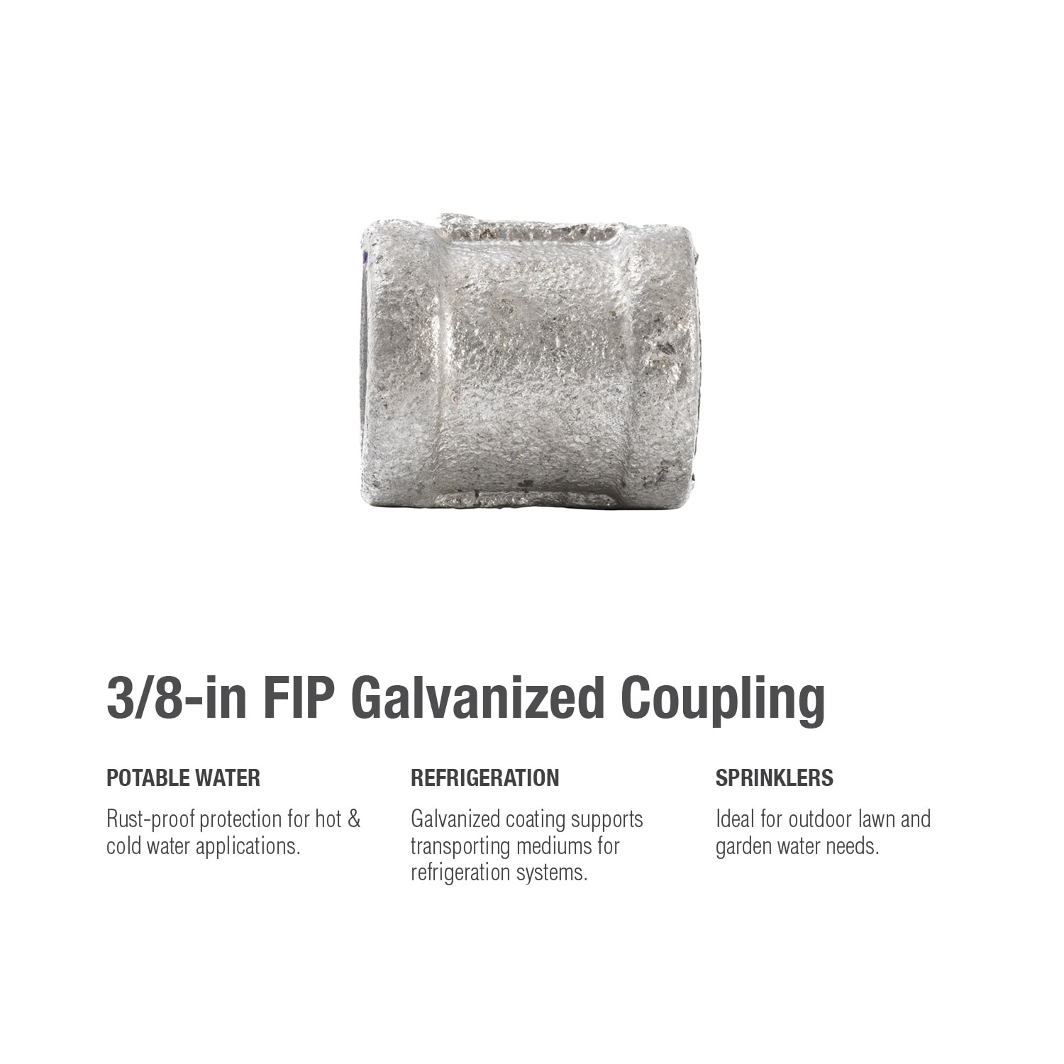 RELIABILT 60602 Galvanized-Fittings - View #5