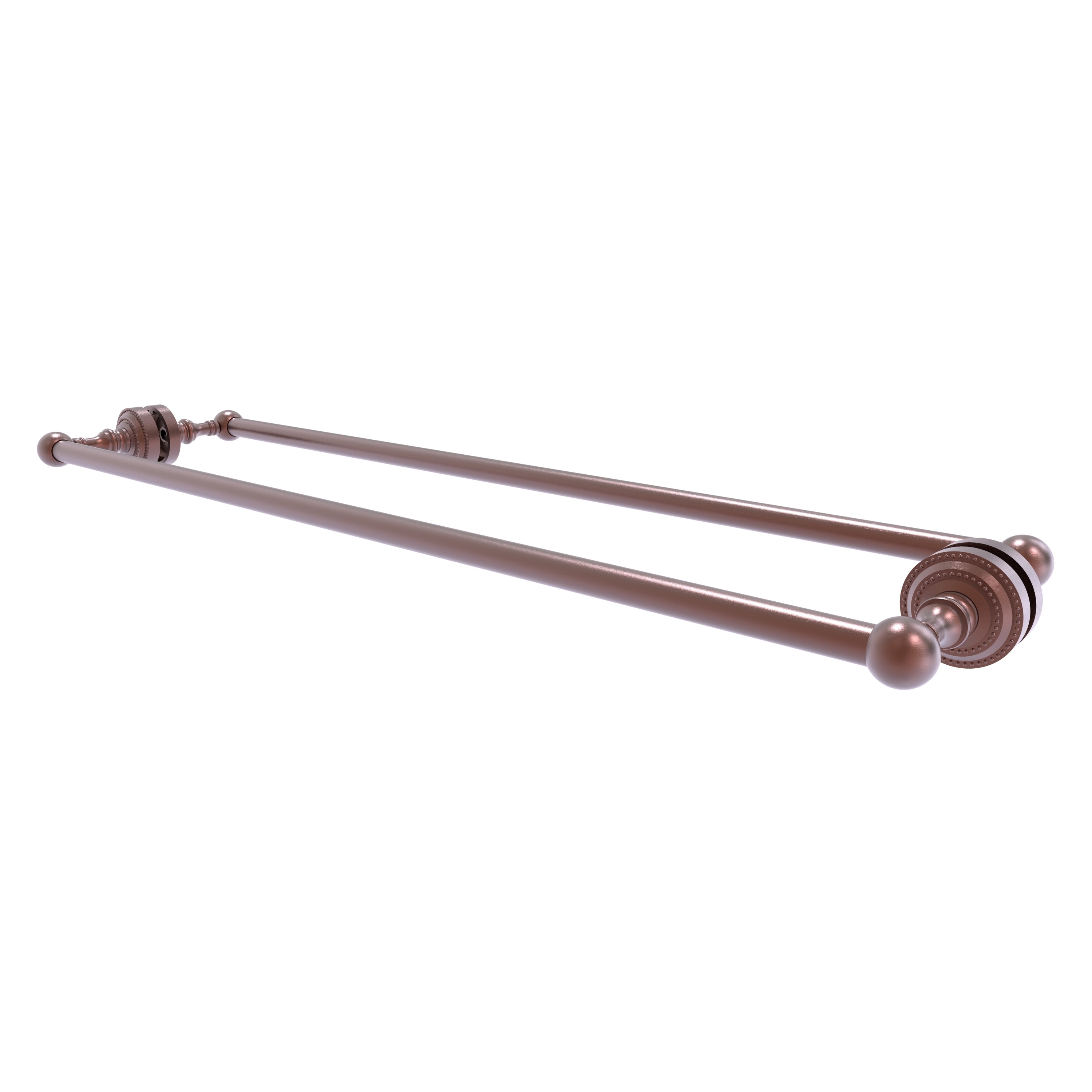Allied Brass DT-41-BB-30-CA Dottingham 30-in double Antique Copper Wall mount Double Towel Bar