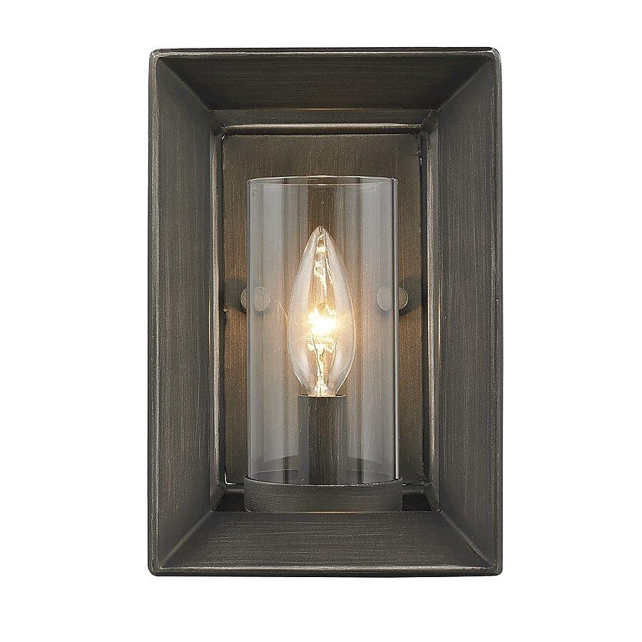 Golden Lighting Smyth 6-in W 1-Light Chrome Modern/Contemporary Wall Sconce Golden Lighting Smyth 6-in W 1-Light Chrome Modern/Contemporary Wall Sconce