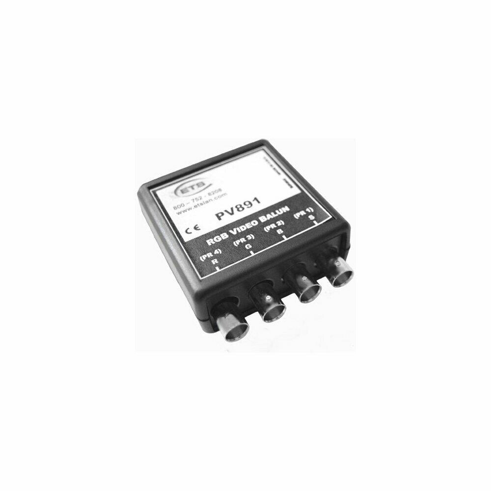  TCNCD340628 Energy Transformation Systems ETS-PV891 RGB Video Balun 4 FBNC to RJ45 Balun