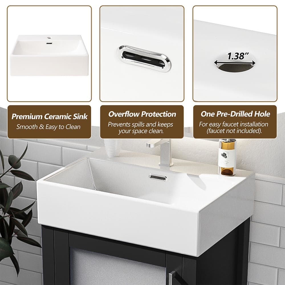 JUJABU ZJBATHSTORAGE-1 Bath-Vanity-Combo - View #5