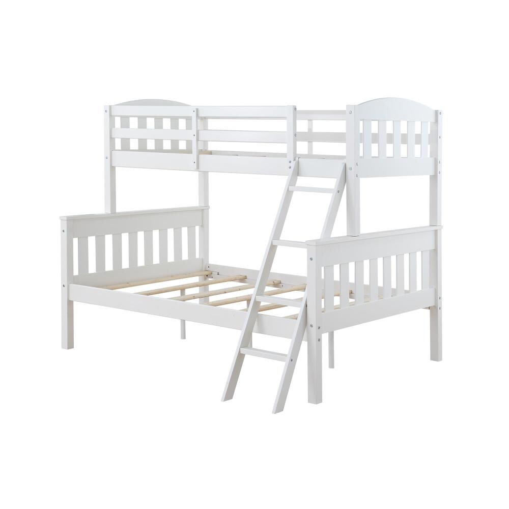 Airlie White Twin Over Full Bunk Bed, Dorel Living Airlie Espresso Twin Over Full Bunk Bed