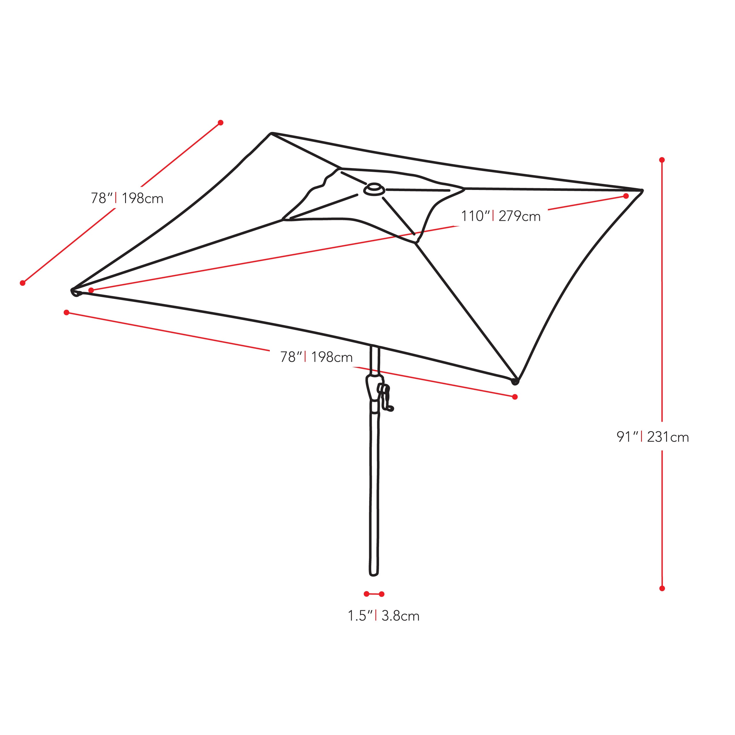CorLiving PPU-330-U Umbrellas-2 - View #6