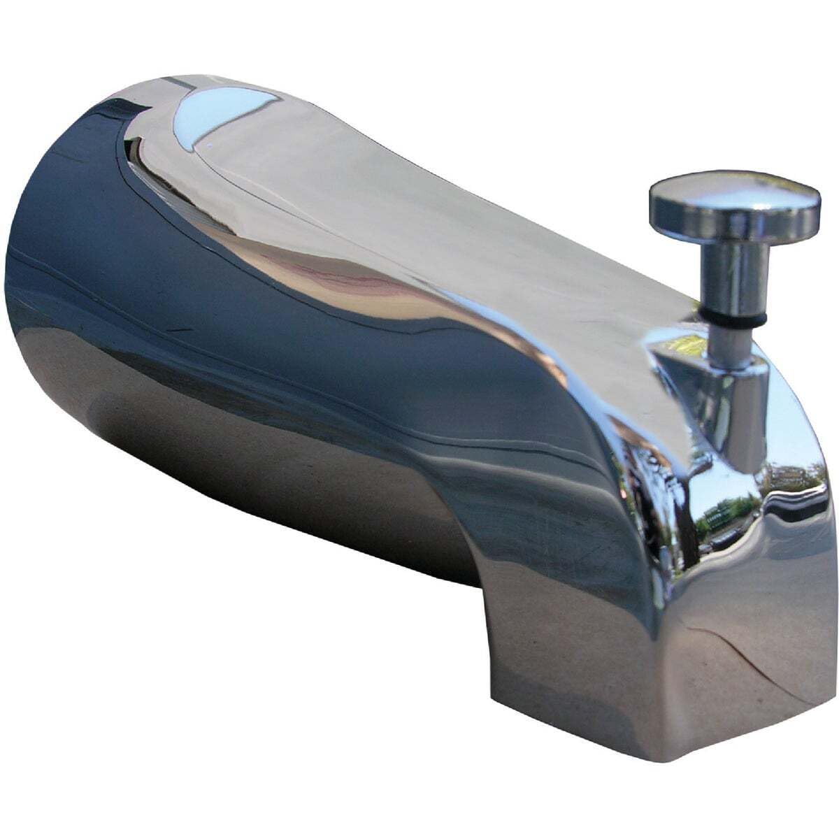LASCO  08-1037 1/2-Inch Front Diverter Bathtub Spout Chrome Plated