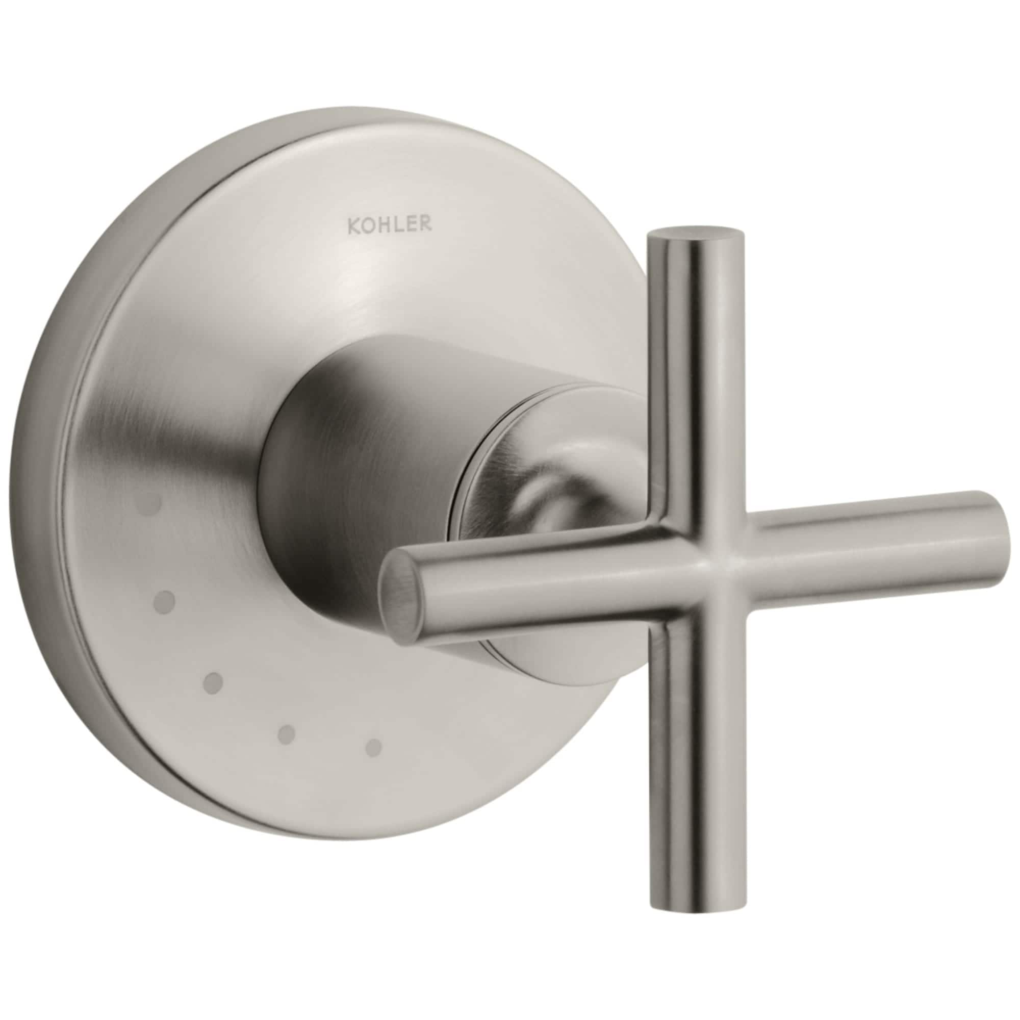 KOHLER T14490-3-BN Vibrant Brushed Nickel Cross Shower Faucet Handle