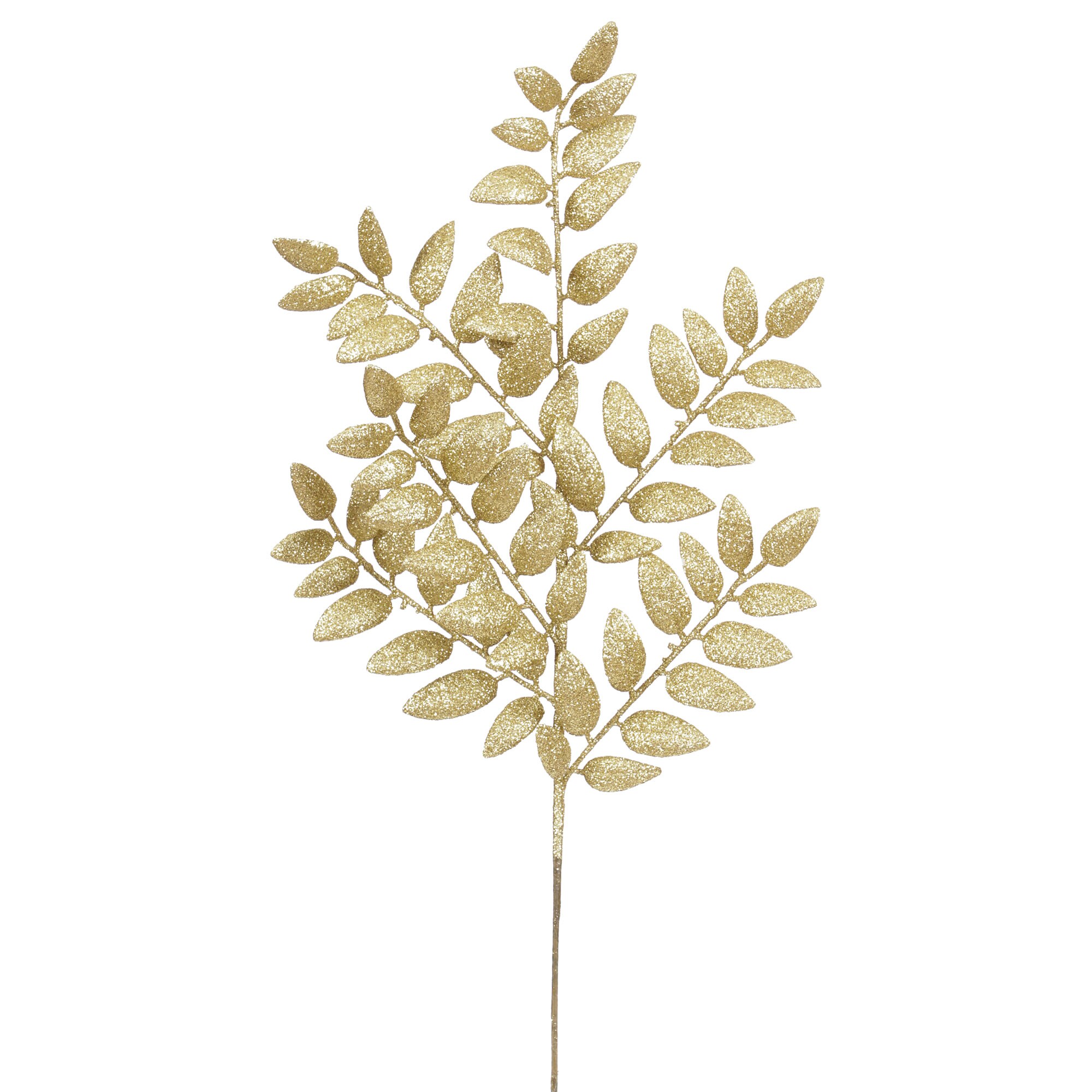 Vickerman 6-Pack Gold Leaf Spray Christmas Tree Pick at Lowes.com