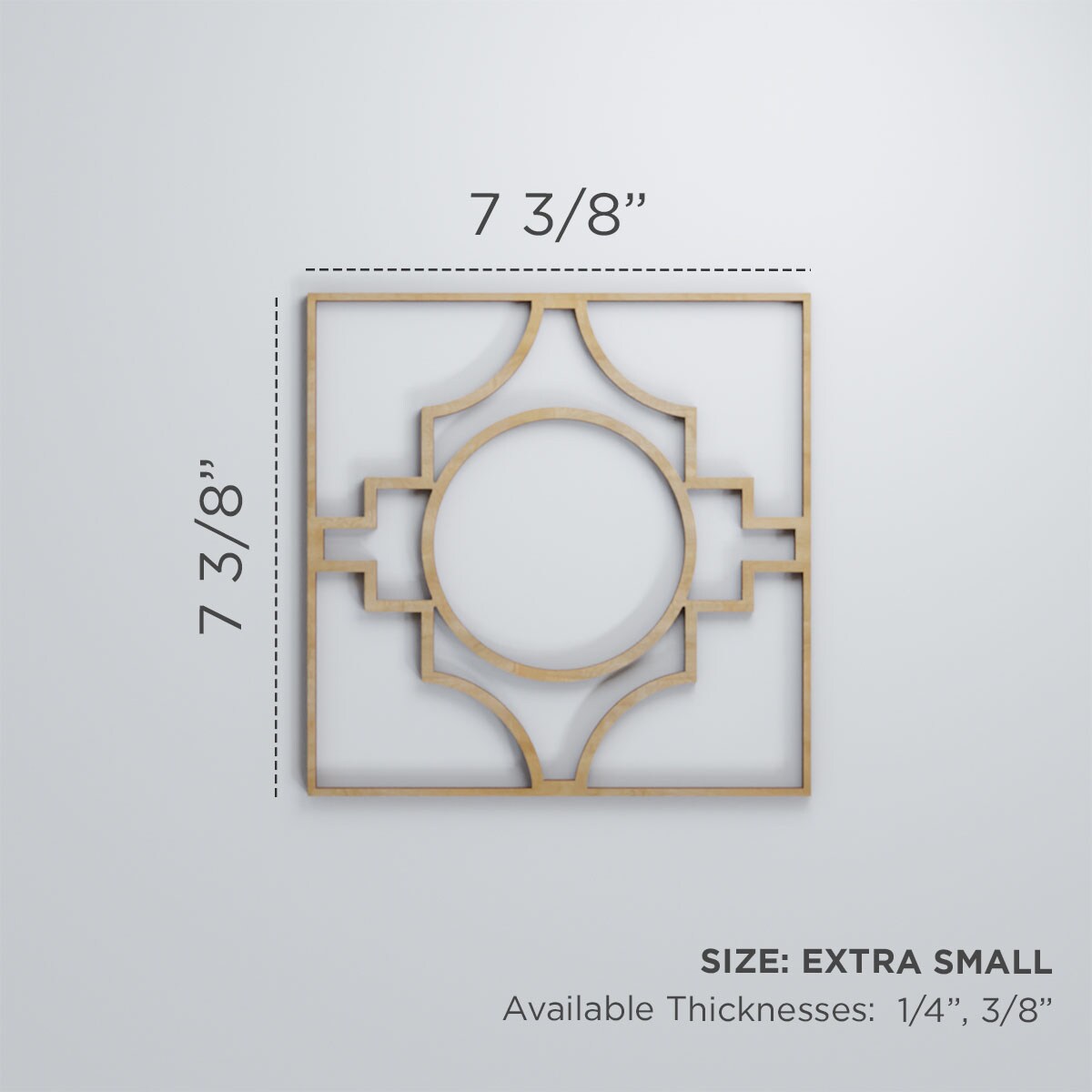 Ekena Millwork WALW08X08X0250GYPAL Wall-Panels - View #2