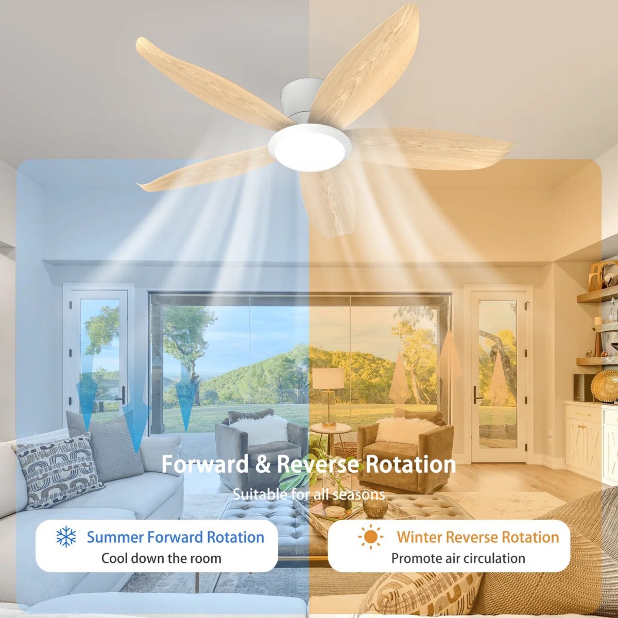 Siittoo GS104-5YM Ceiling-Fans - View #3