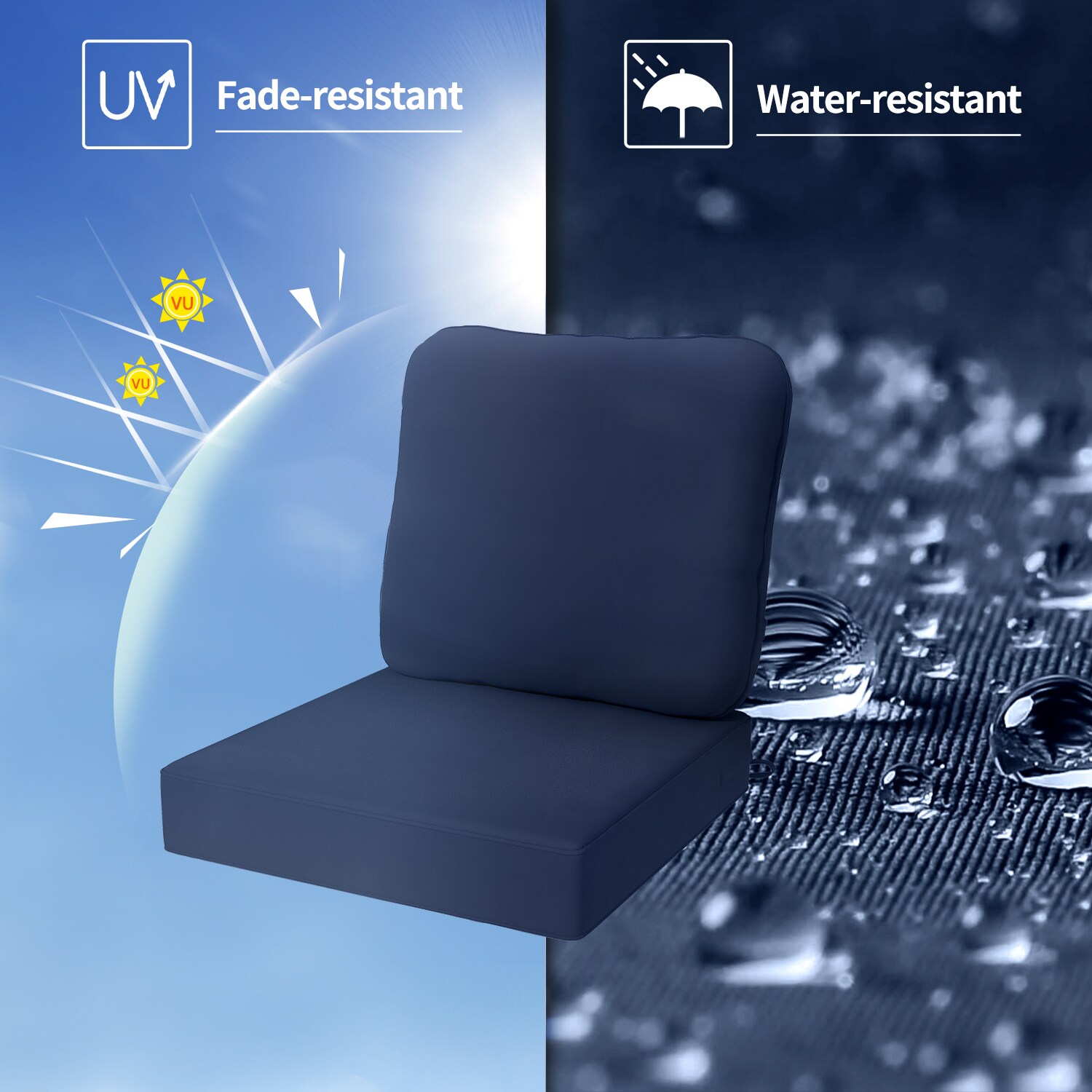 AAAAAcessories DL-SFZD-NA-2 Patio-Furniture-Cushions - View #5