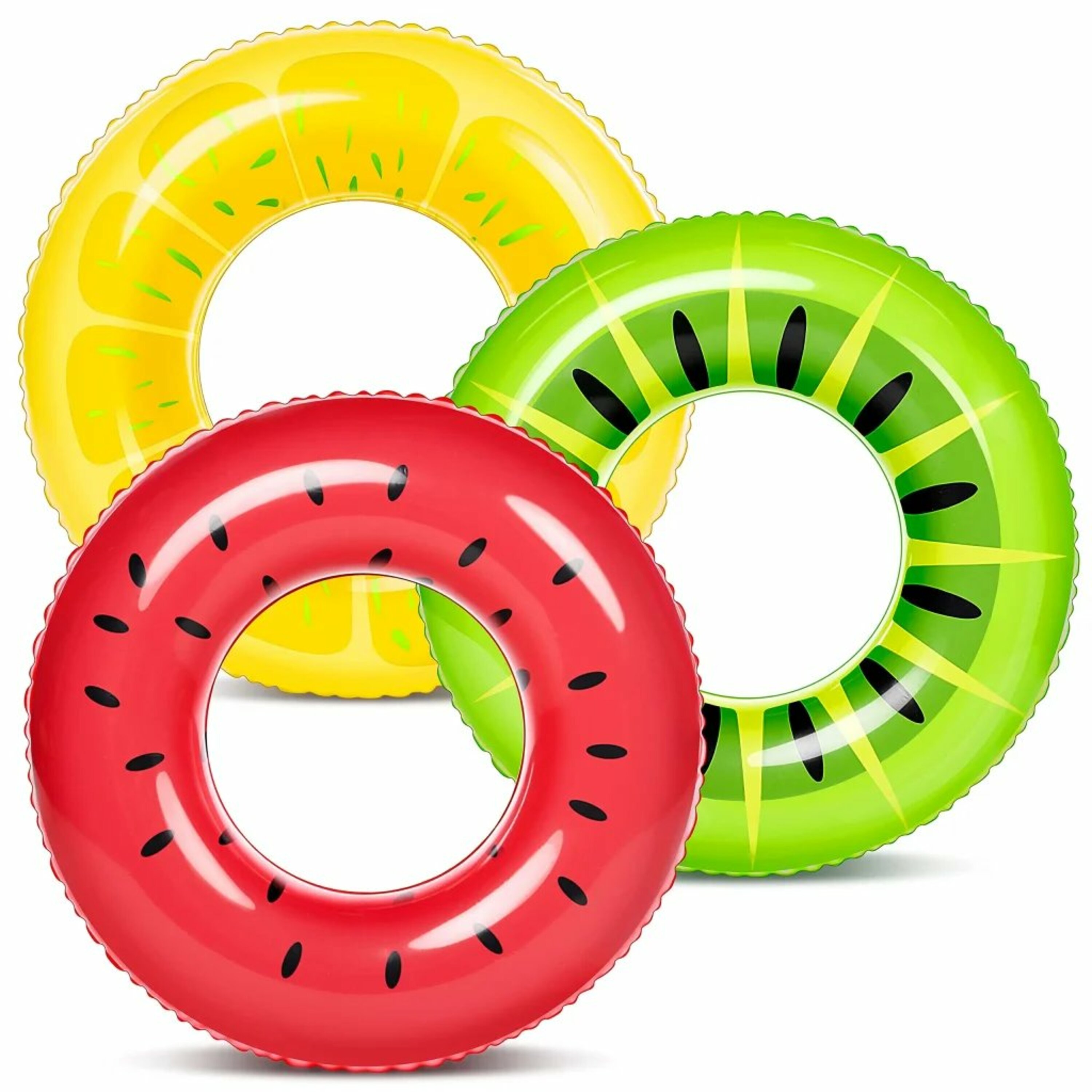 Joyfy 40001 32.5" 3Pack Inflatable Summer Swim Rings Riding toys