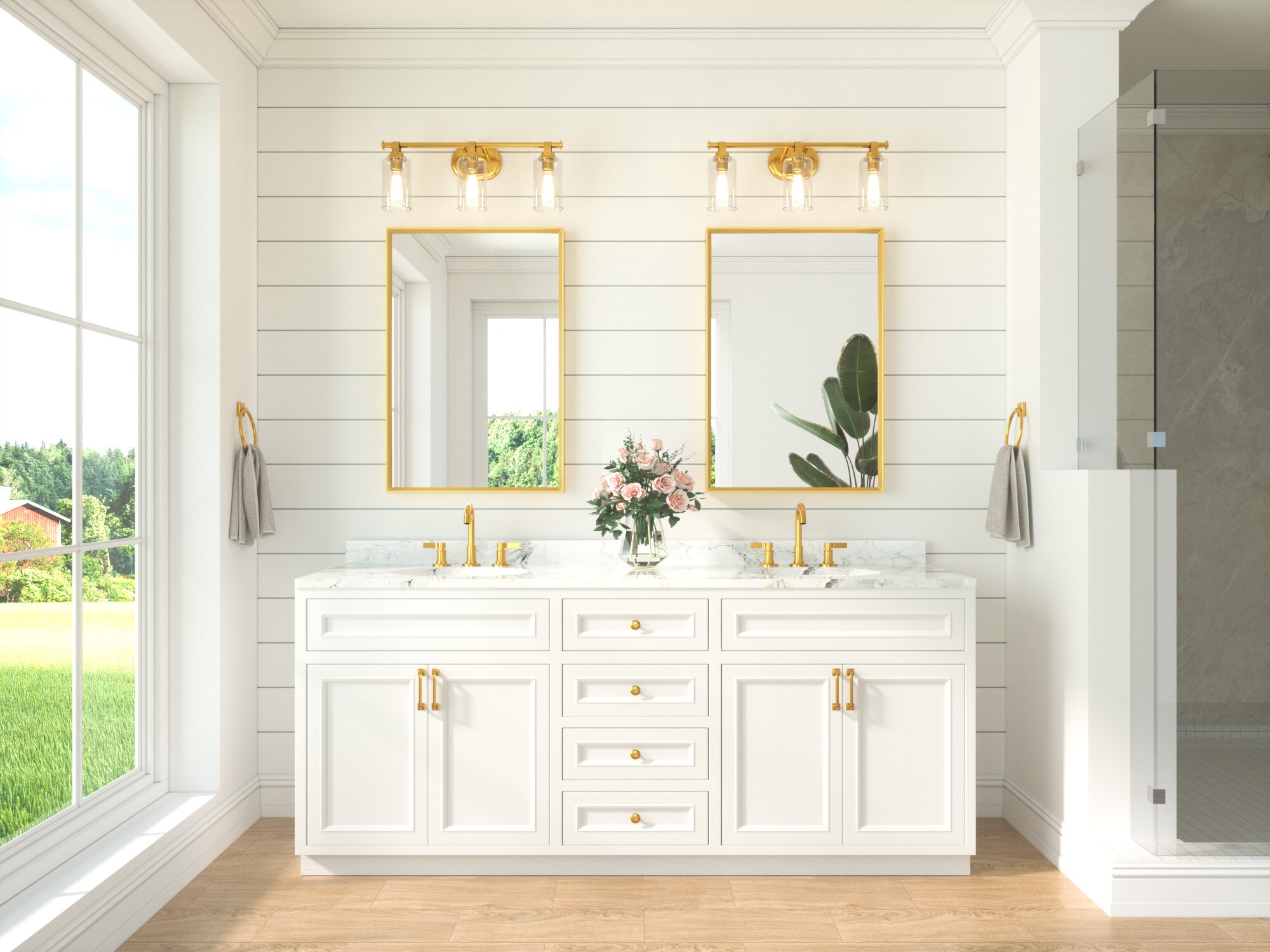 TETOTE LSC-TE-2436SG-B53 Framed-Bath-Mirrors - View #2