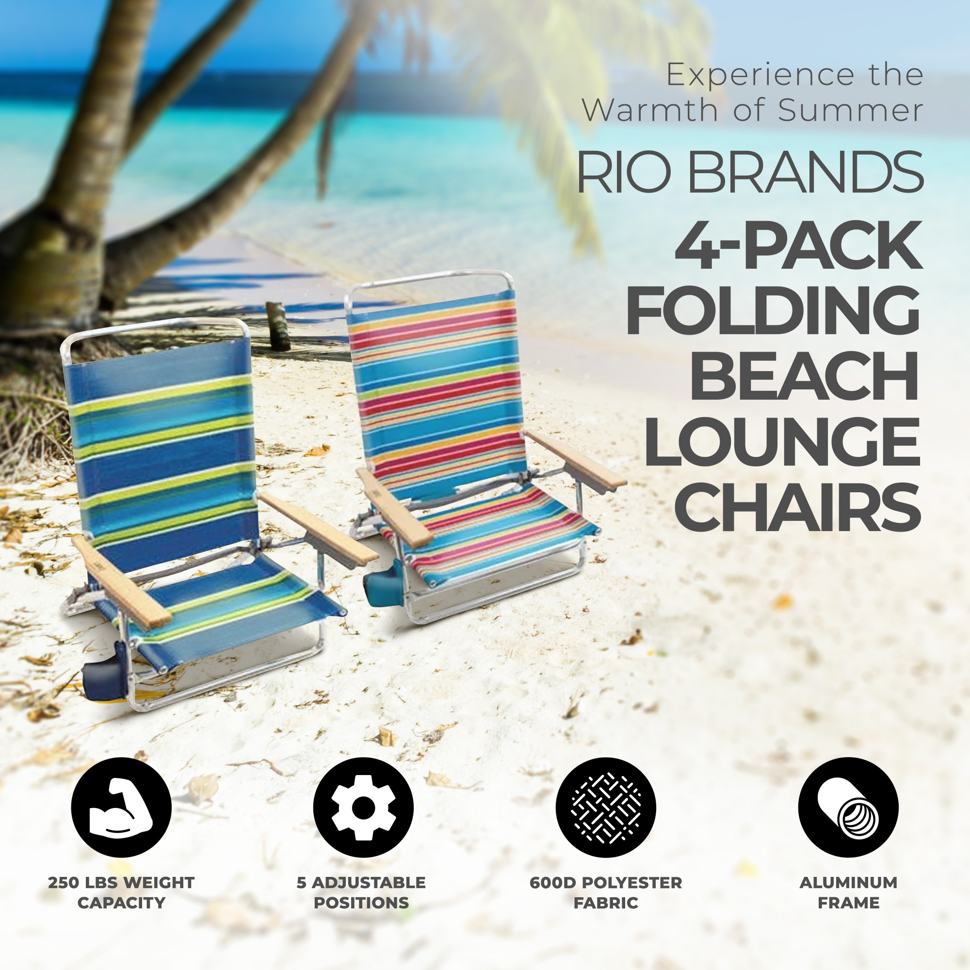 RIO Brands 399397 Beach-Camping-Chairs - View #2