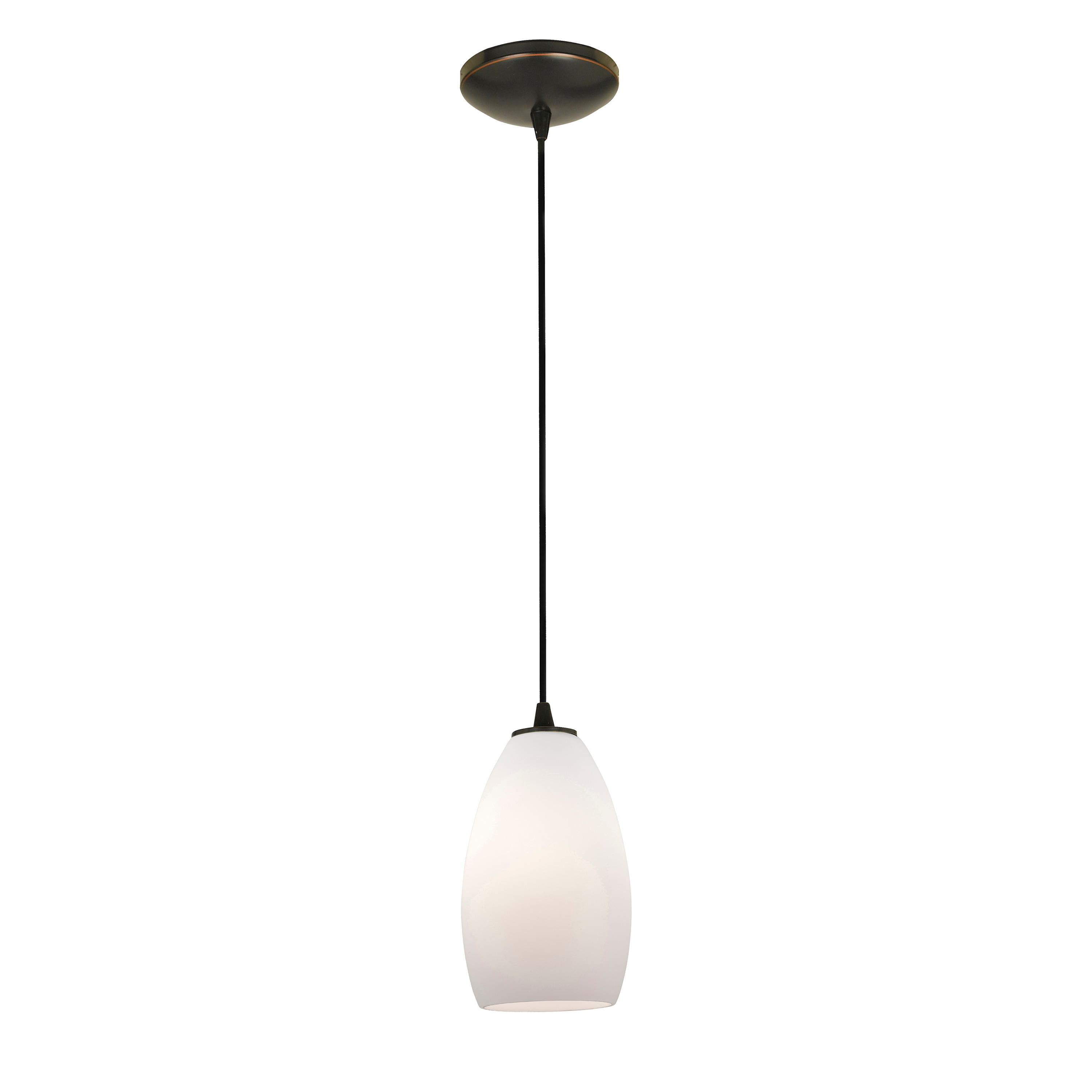 Access Lighting 28012-3C-ORB/OPL Champagne Oil Rubbed Bronze Modern/contemporary Geometric Mini Hanging Pendant light