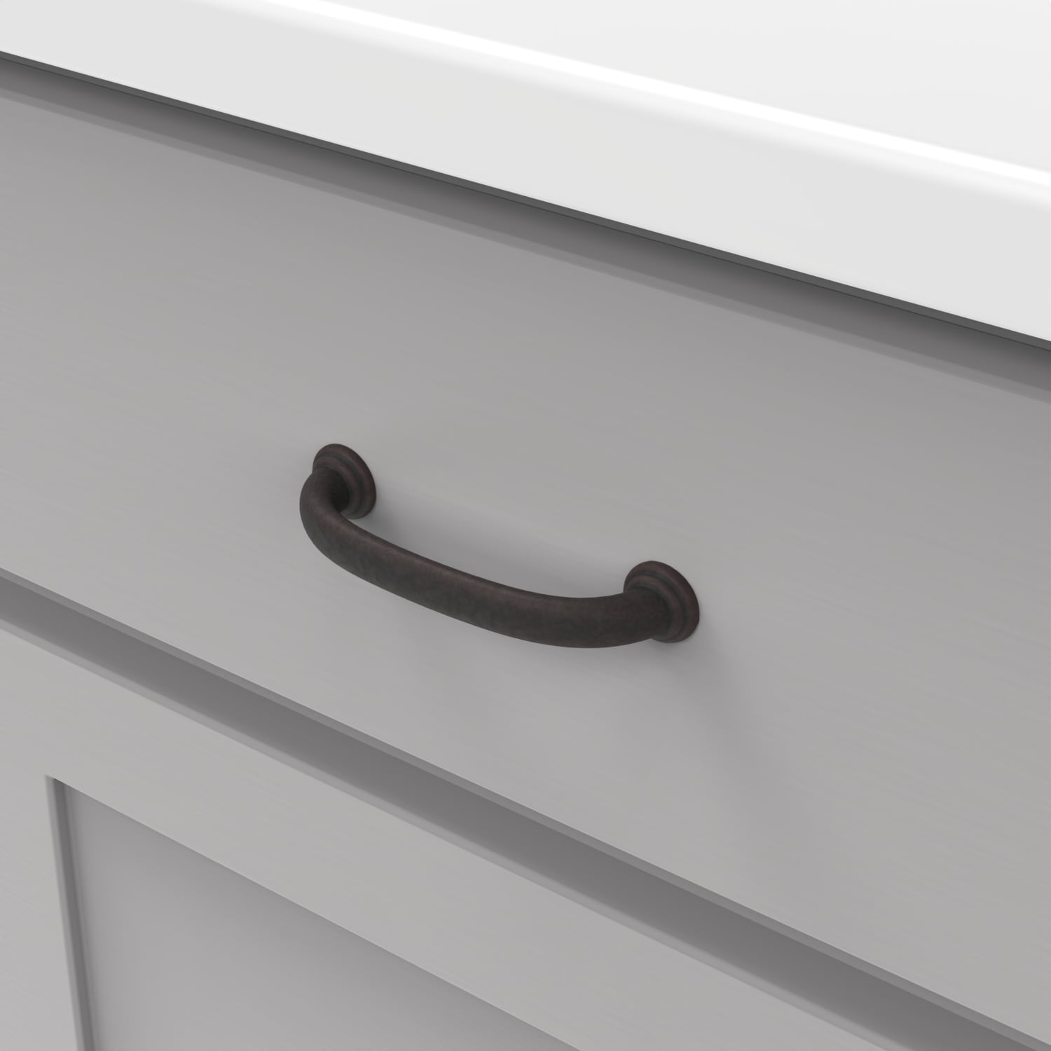 Oil-Rubbed Bronze 3-3/4" Cabinet Pulls 10-Pack