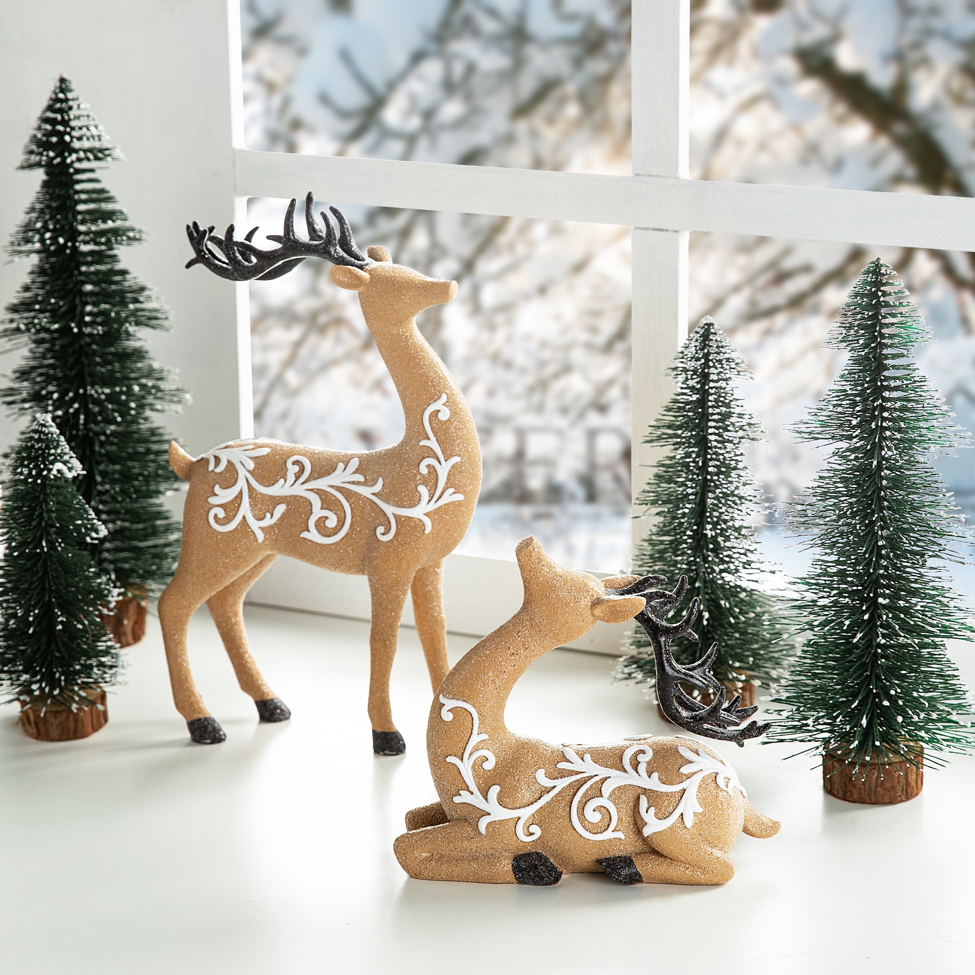 Glitzhome 2038500005 Table-Christmas-Decorations - View #5