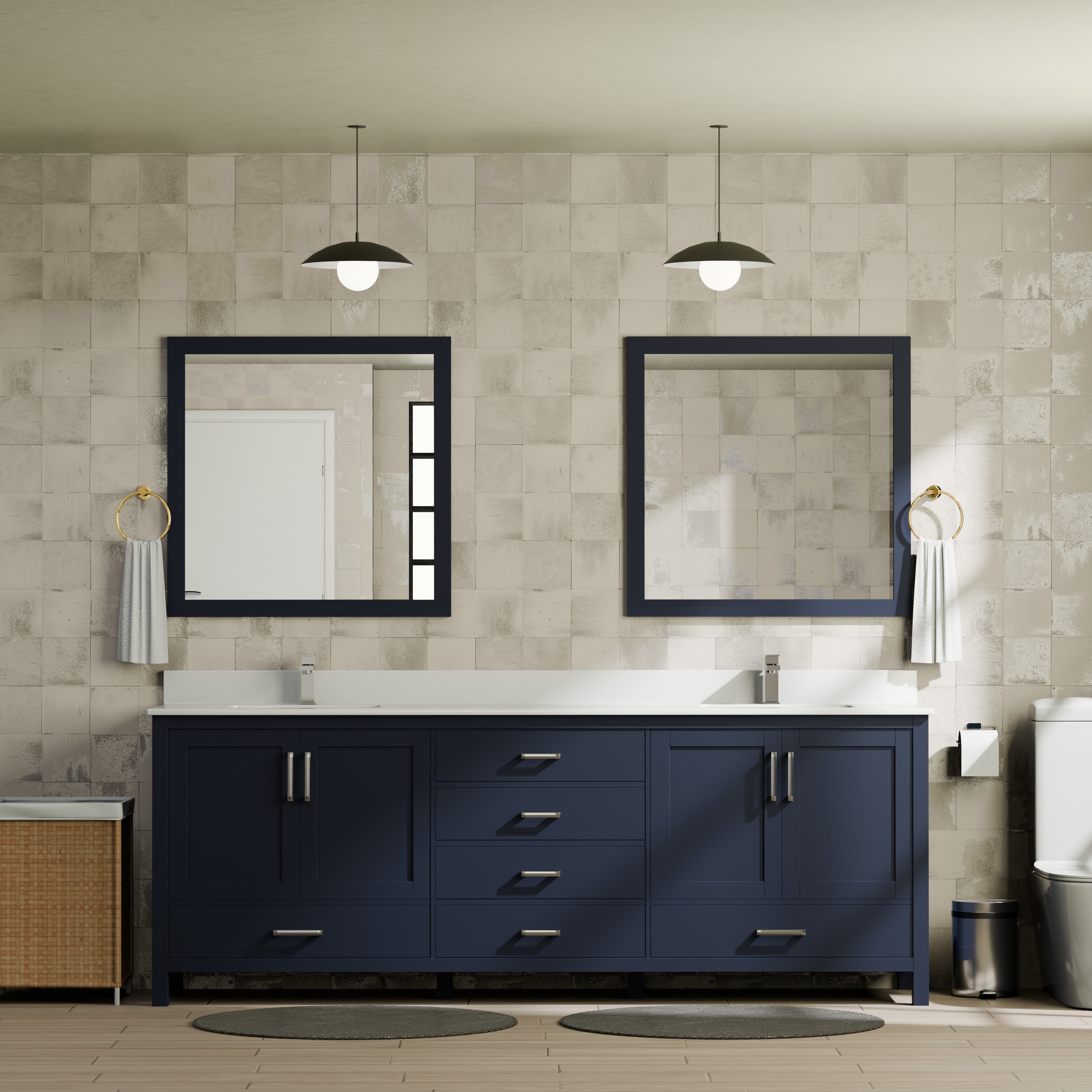 Lexora LJ342280DEWQ000 Bath-Vanity-Combo - View #2