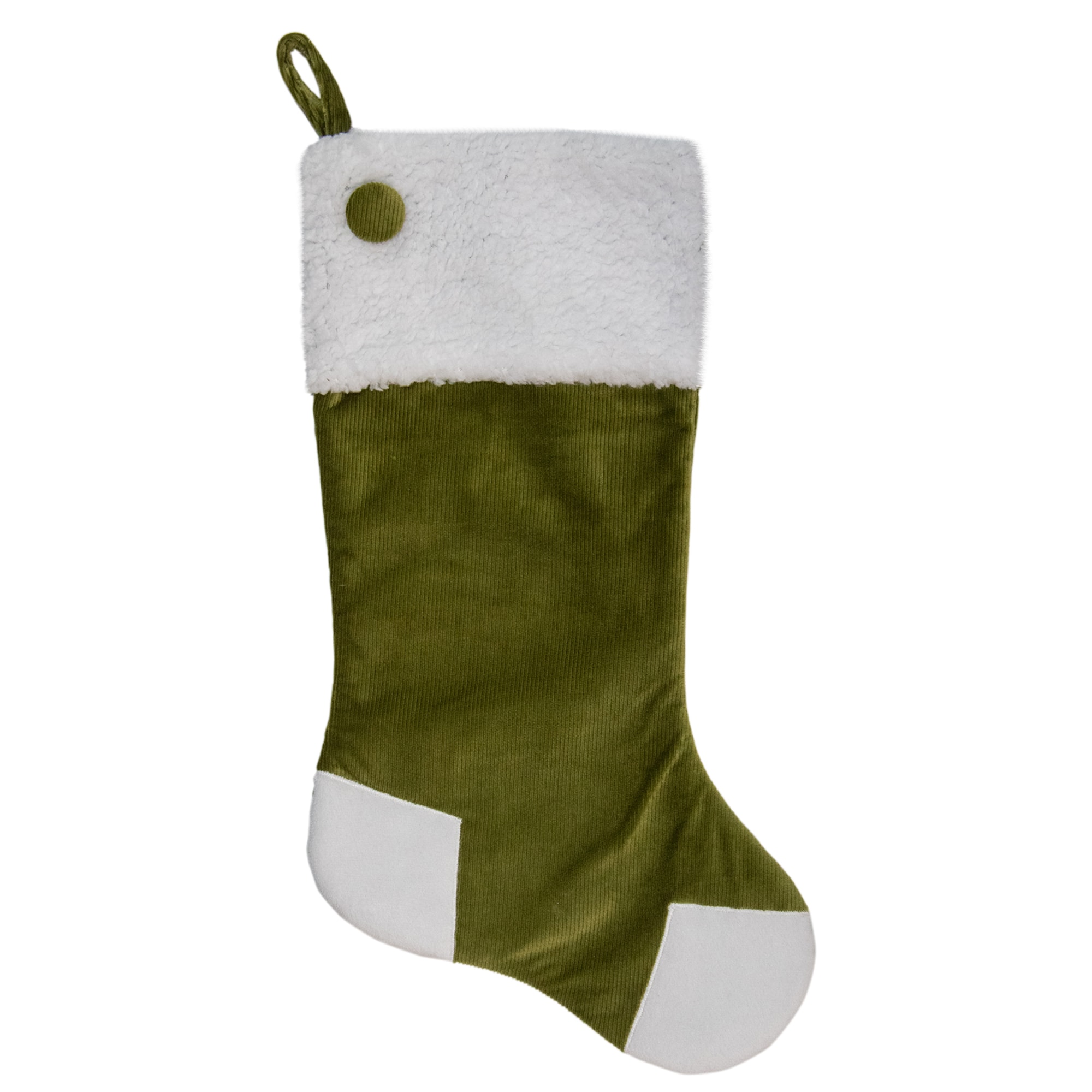 Northlight 34315029 20.5-in Green Merry Christmas Christmas Stocking