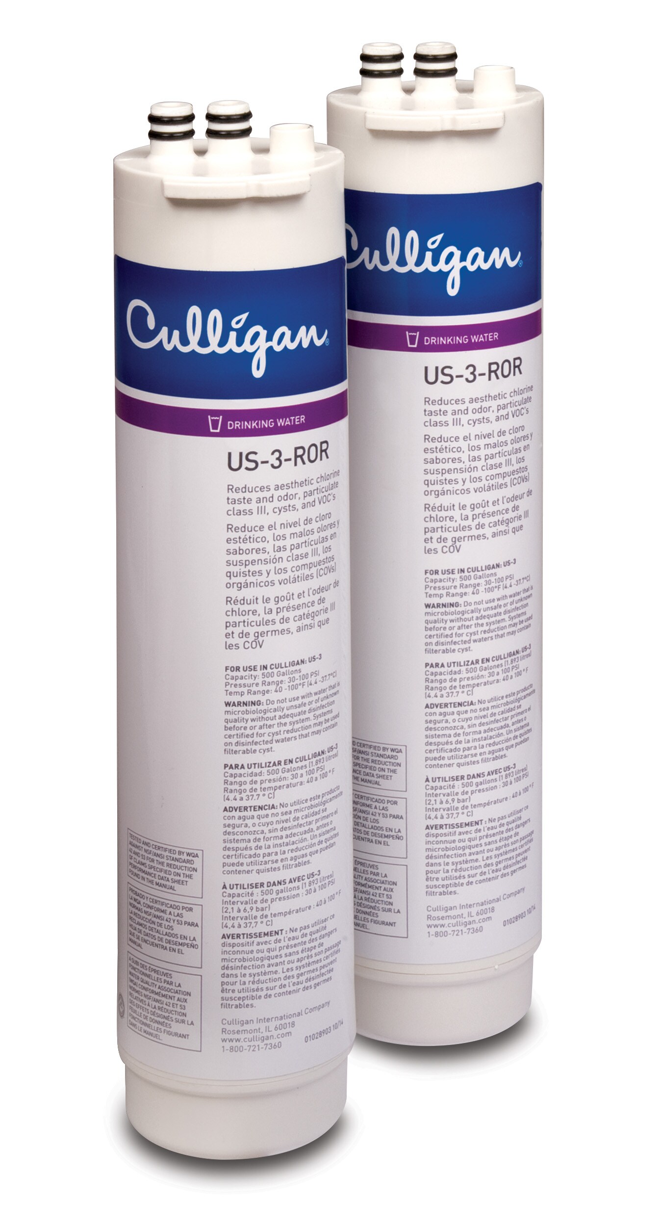 Culligan US-3-ROR Under Sink Replacement Filter