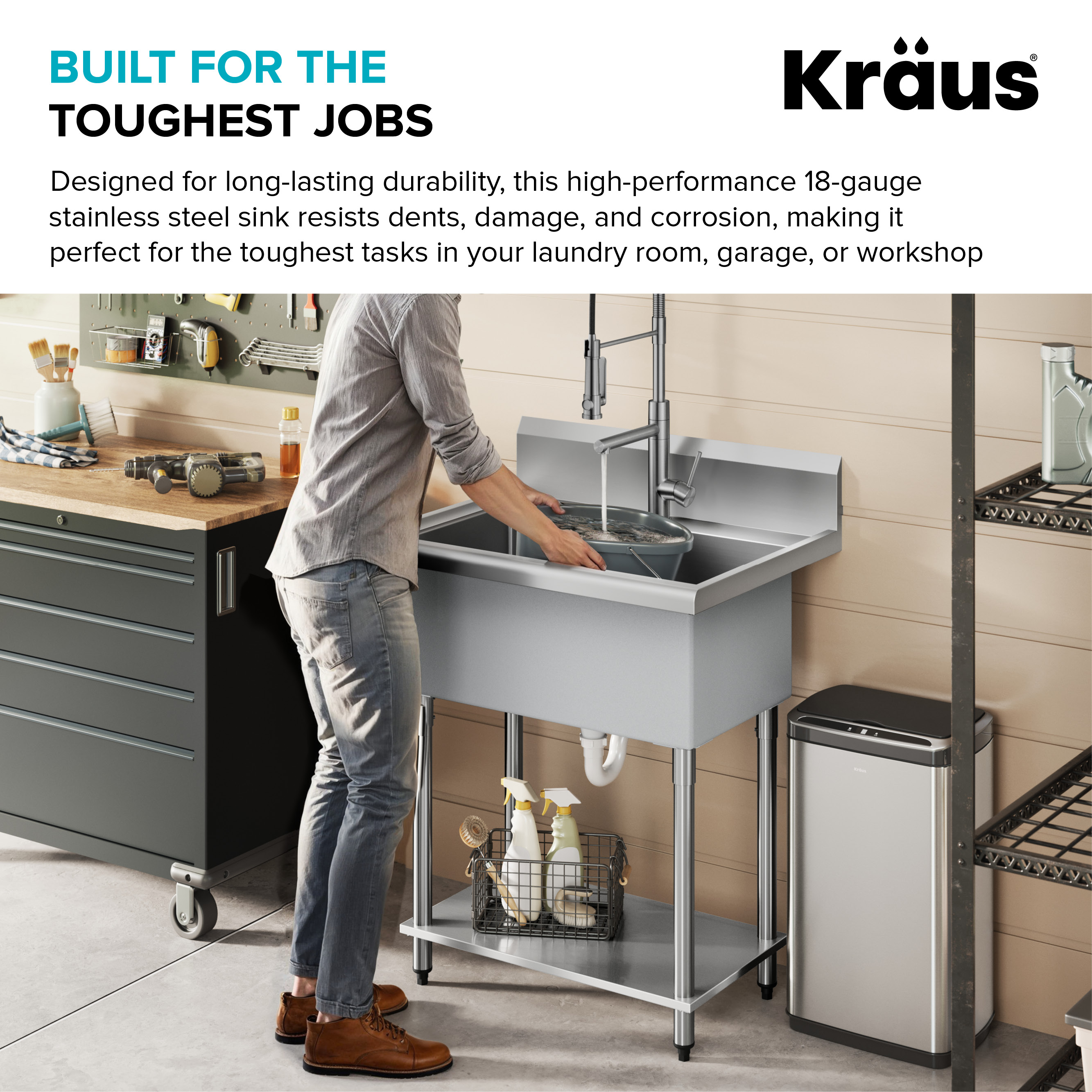 Kraus KHS230-32 Laundry-Tubs-Utility-Sinks - View #16
