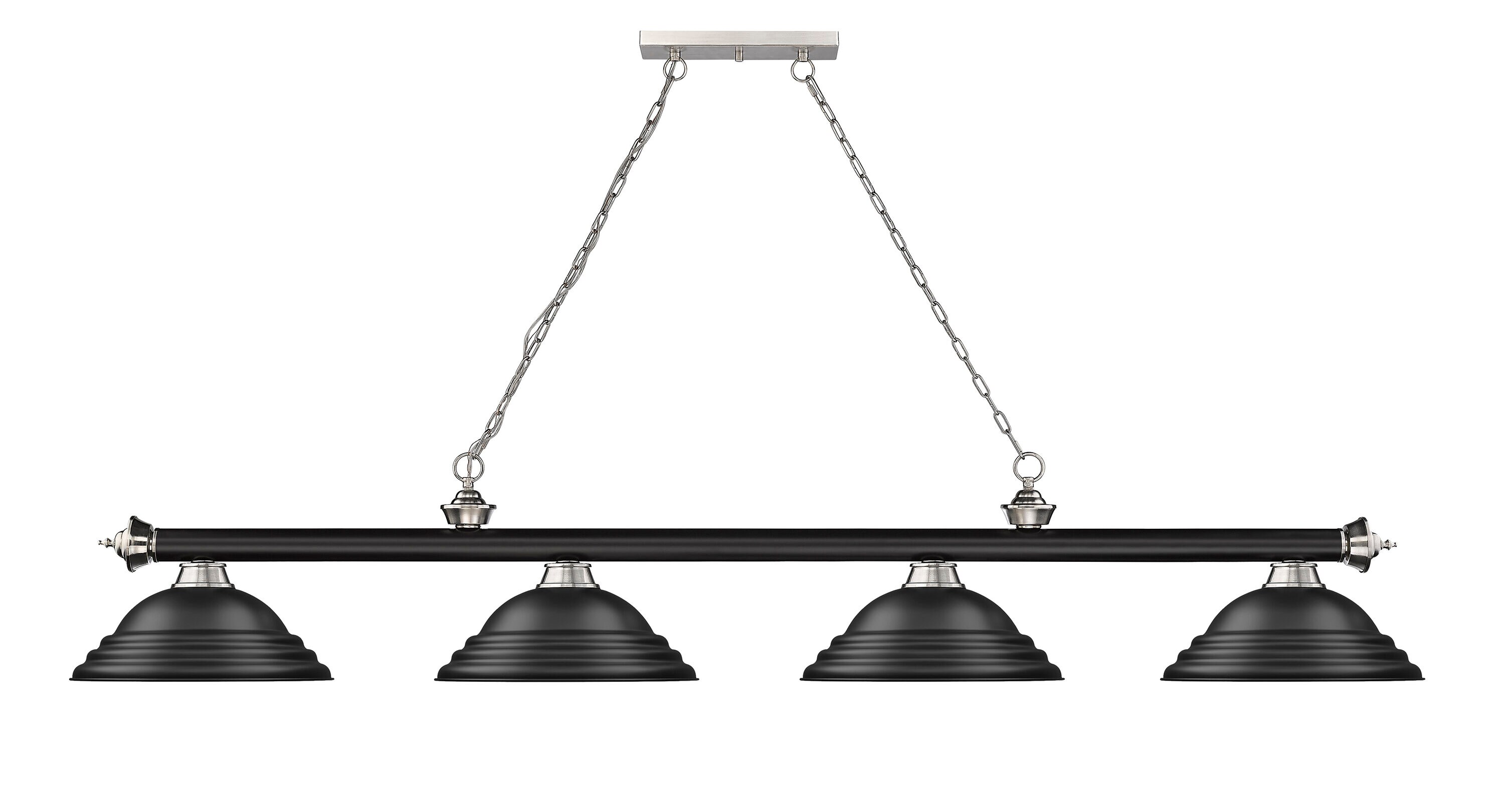 Z-Lite 2306-4MB-BN-SMB Pool-Table-Lighting - View #2