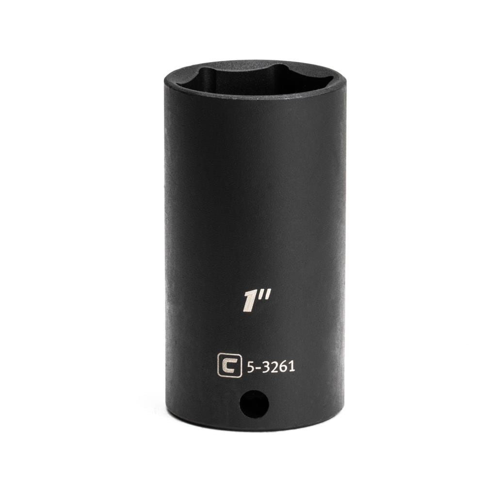 Capri Tools CP53261 Standard (SAE) 3/8-in Drive 1-in 6-point Impact Socket Individual
