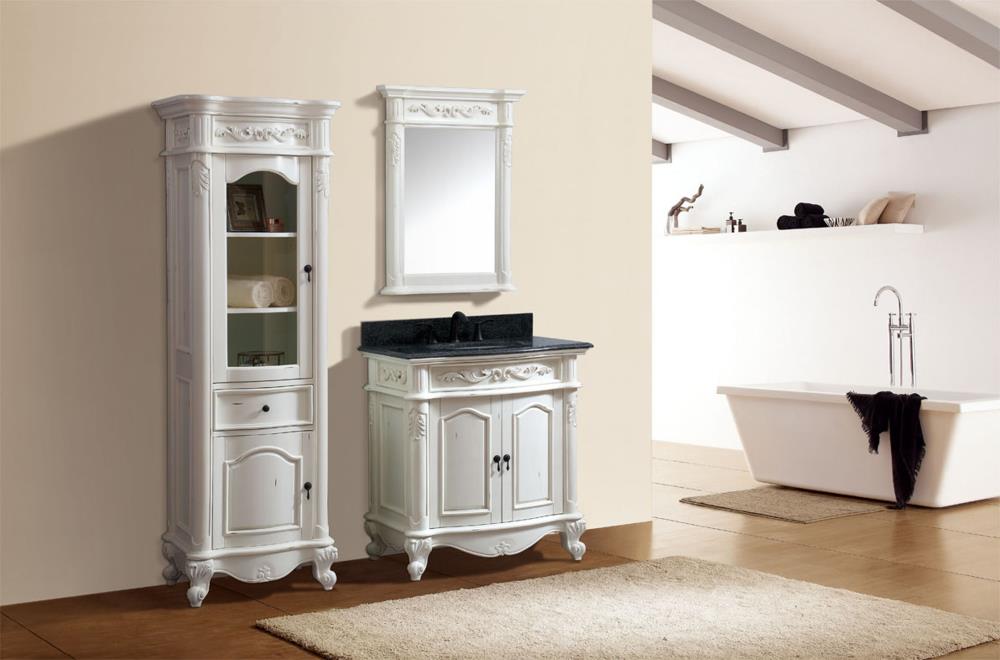 Avanity Provence 31-in Antique White Undermount Single Sink Bathroom ...