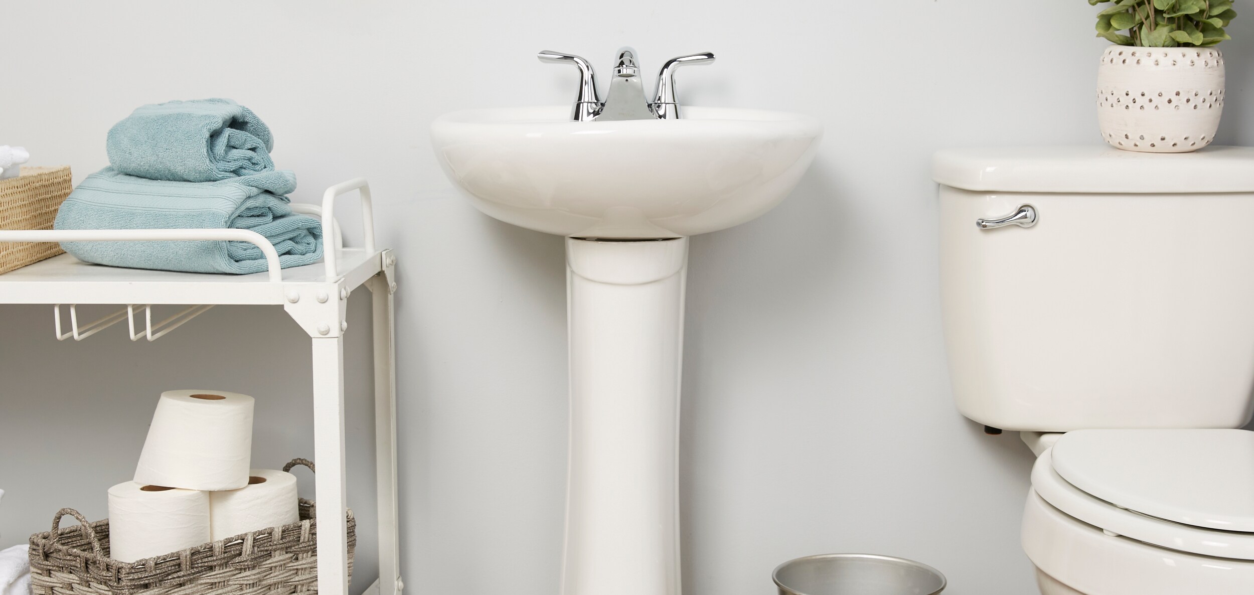 Barclay 3-9164WH Complete-Pedestal-Lavatories - View #4