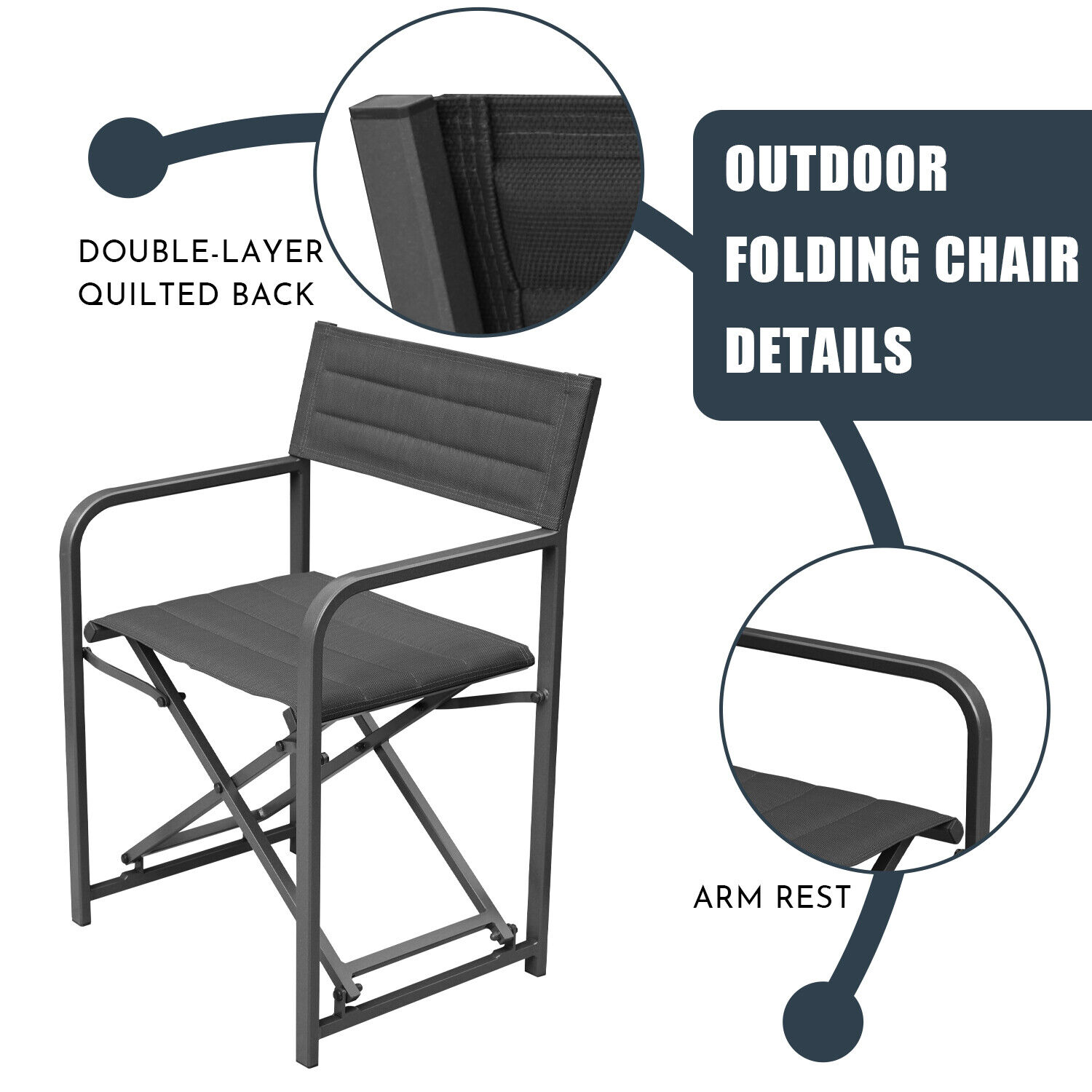 Aoodor A171-PGYGY Patio-Chairs - View #3