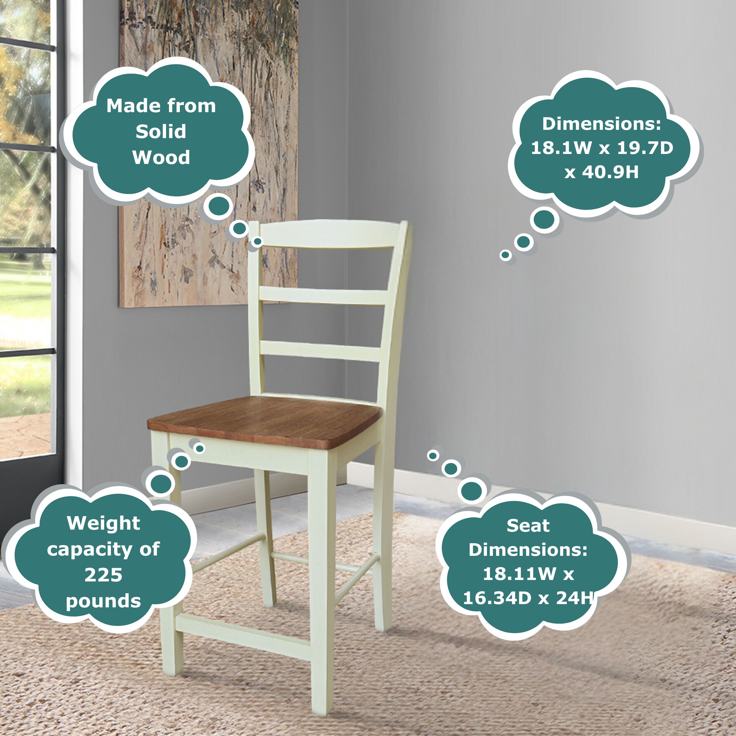 International Concepts S79-402 stools - View #4