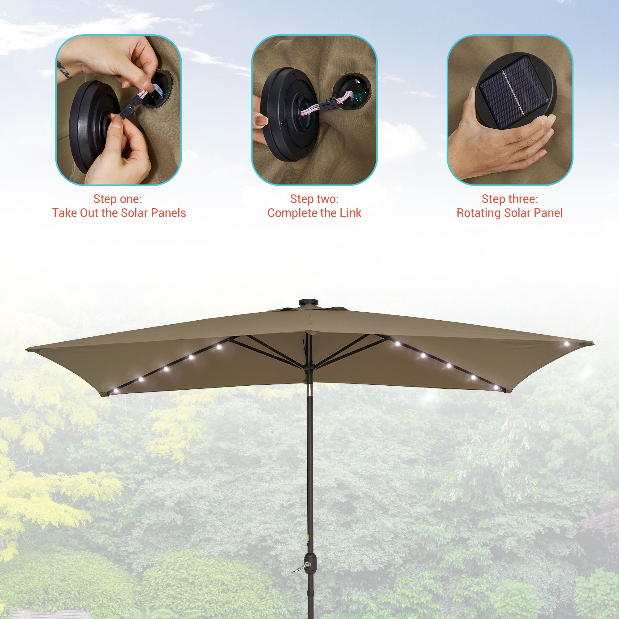 ACEGOSES LW-RLED16TP Umbrellas-2 - View #2