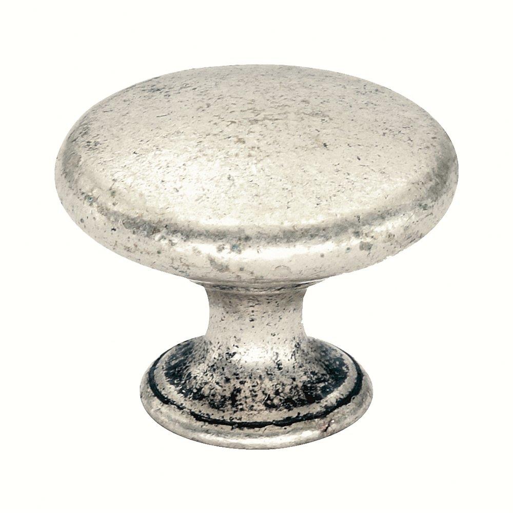 Siro Designs 43-108 Nuevo Classico Antique Silver Mushroom Traditional Cabinet Knob