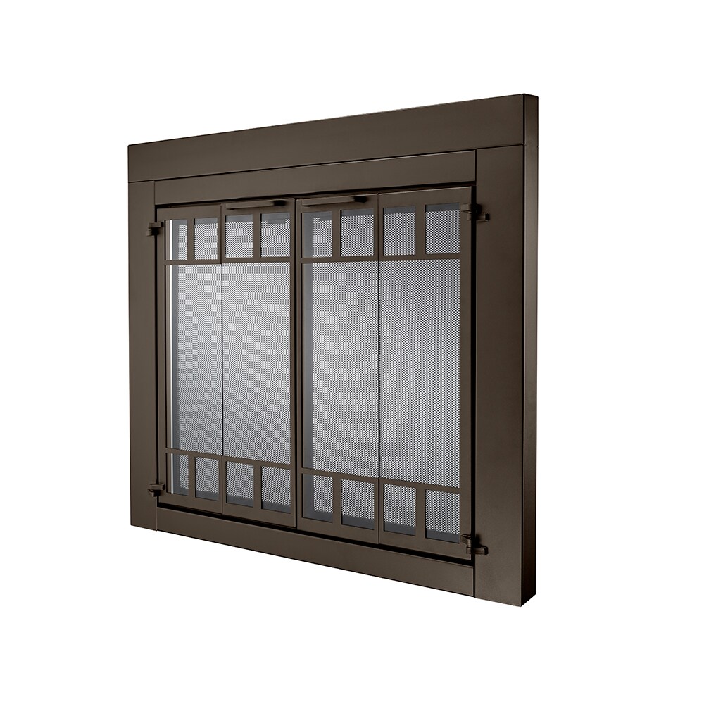 allen + roth FPDL509ORB Glass-Fireplace-Doors - View #7